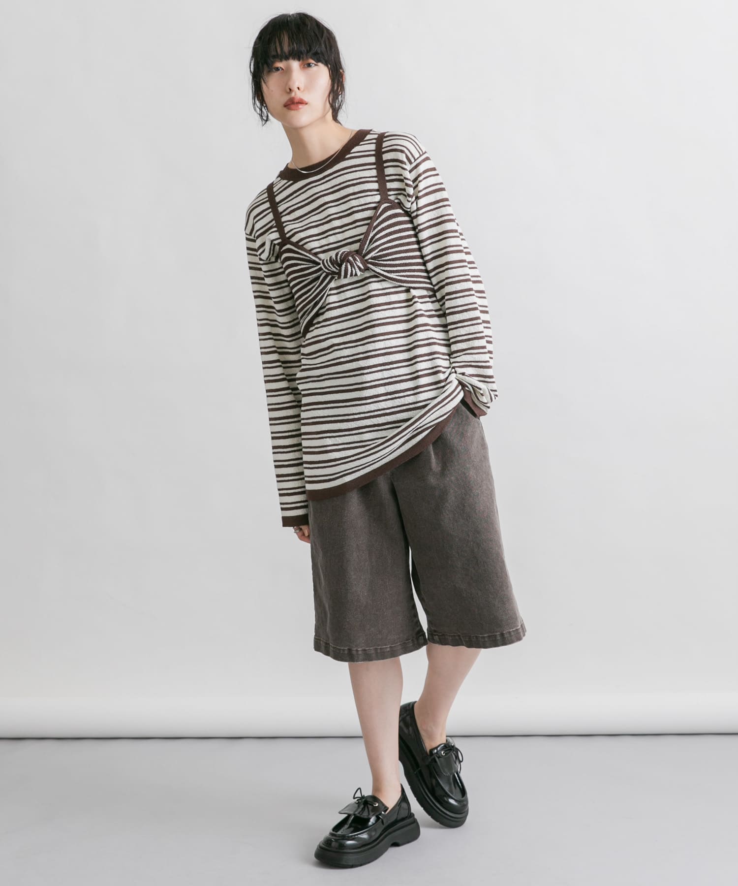 身長：160cm サイズ：one