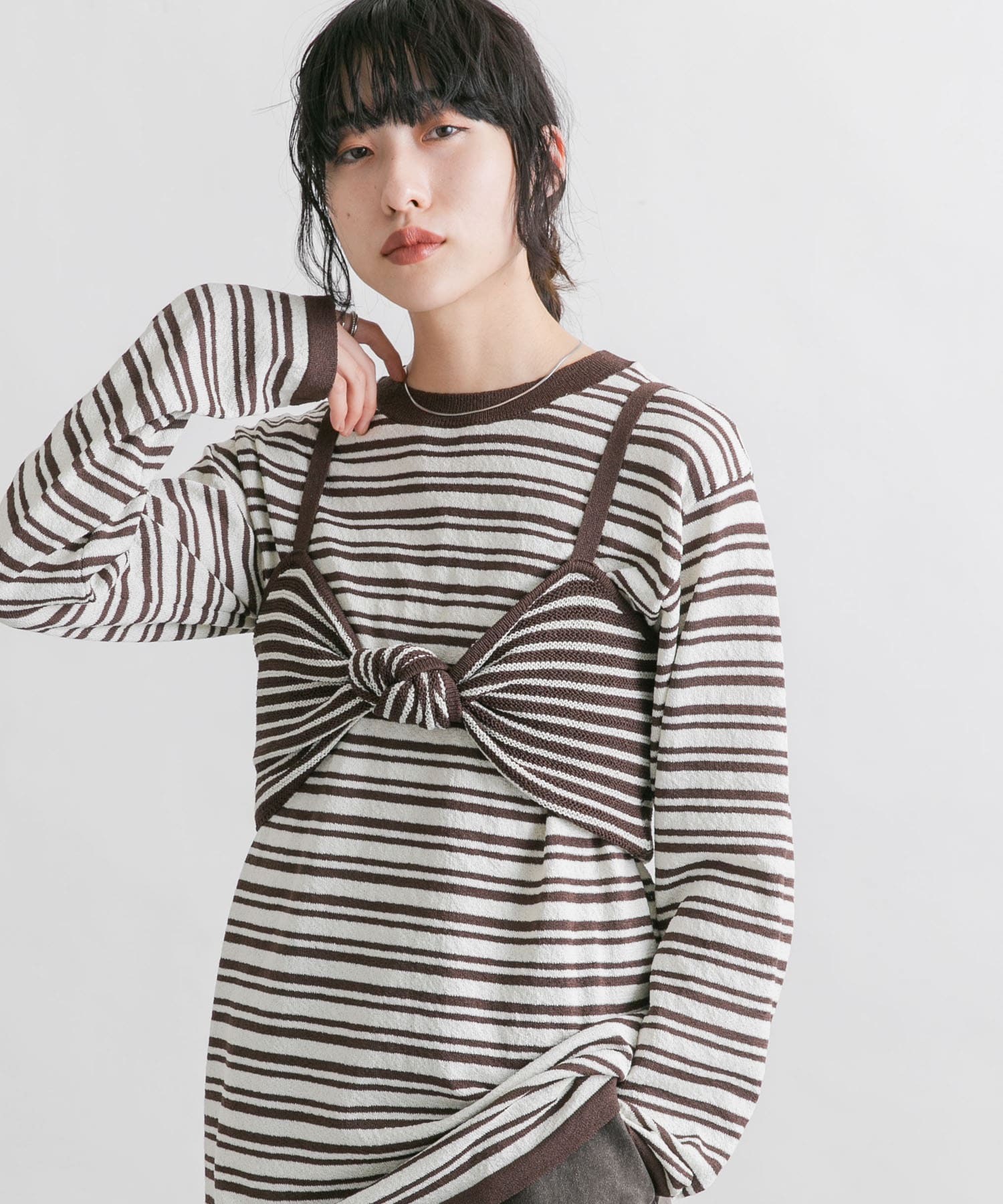身長：160cm サイズ：one