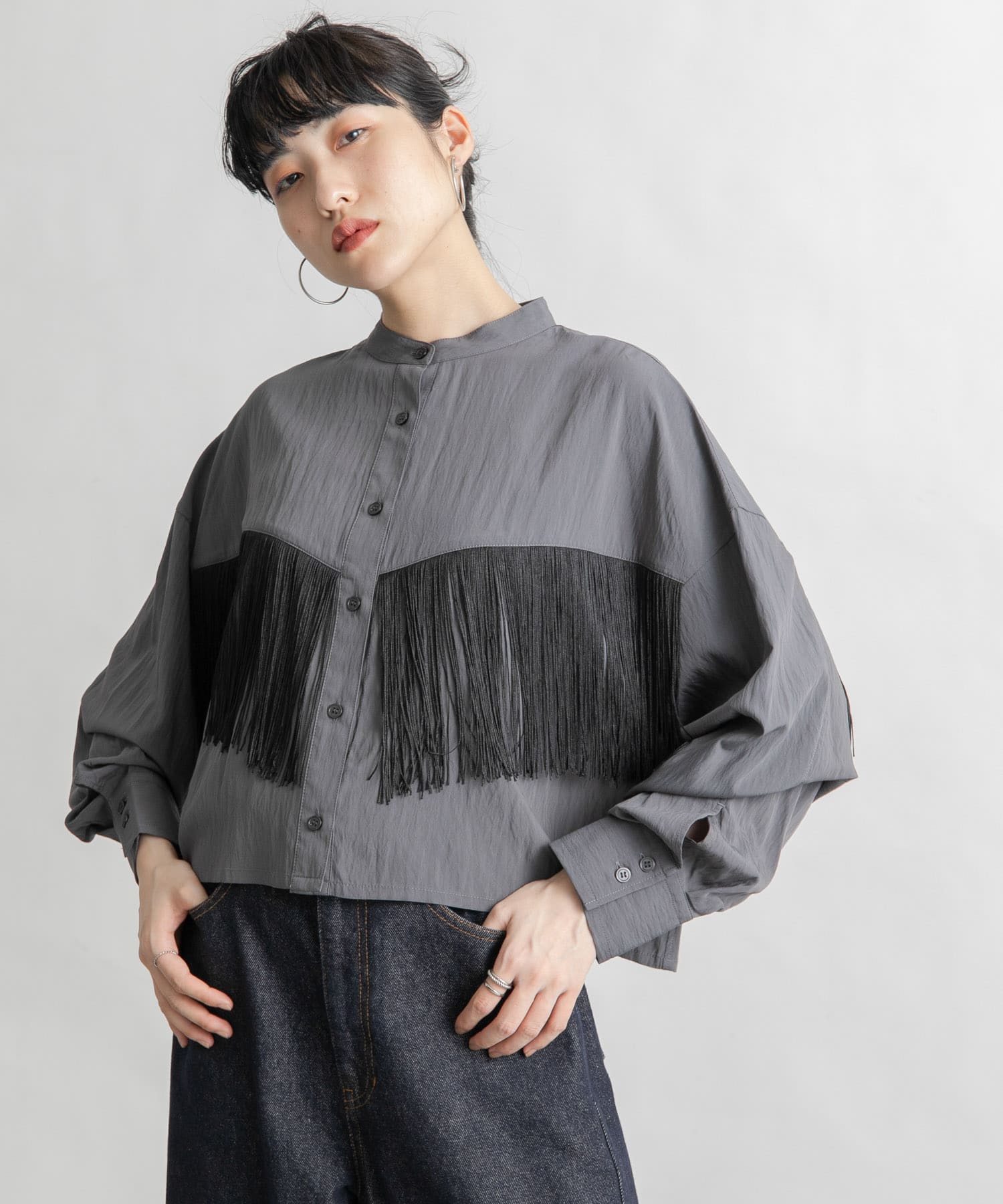 身長：160cm サイズ：one