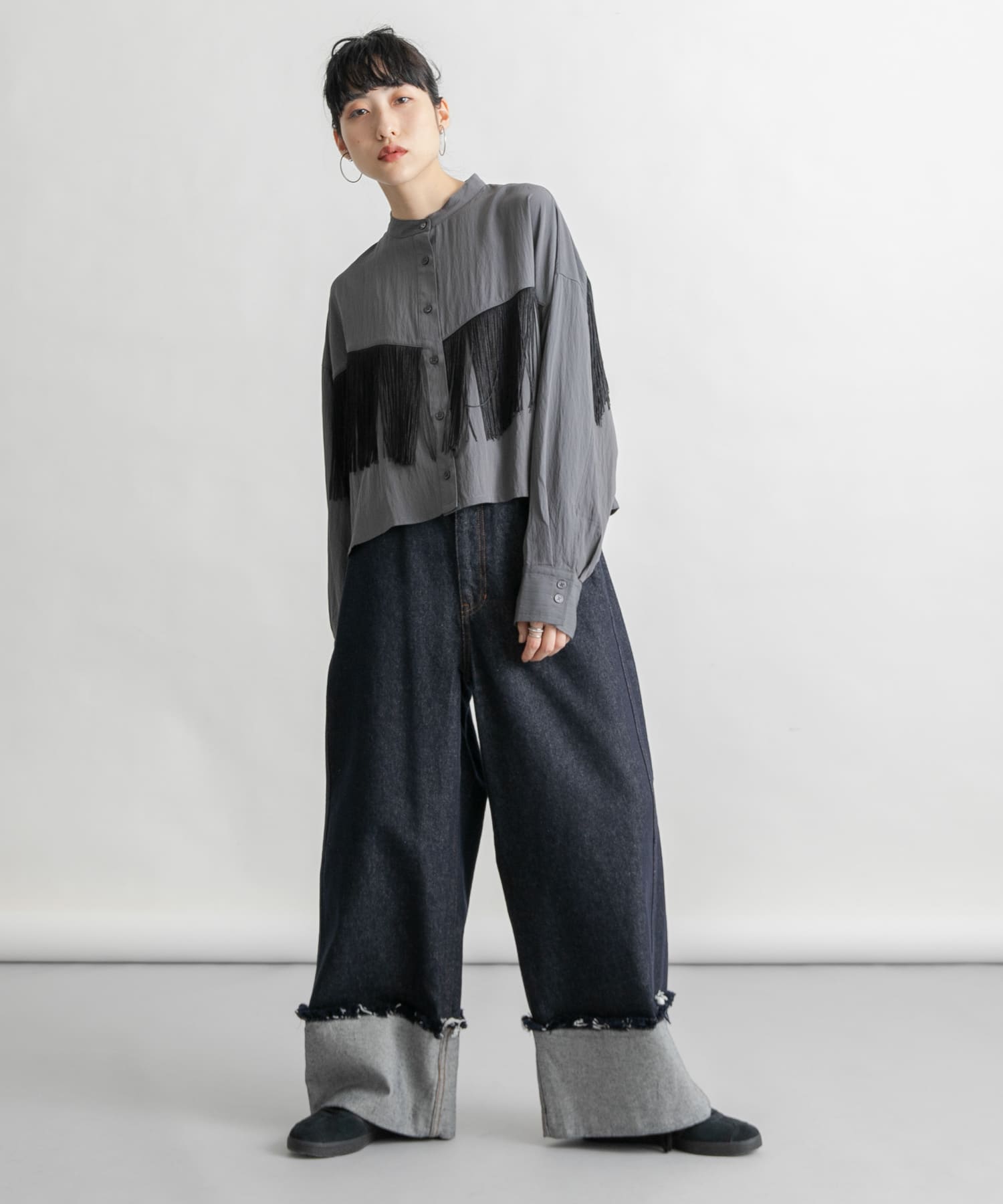 身長：160cm サイズ：one