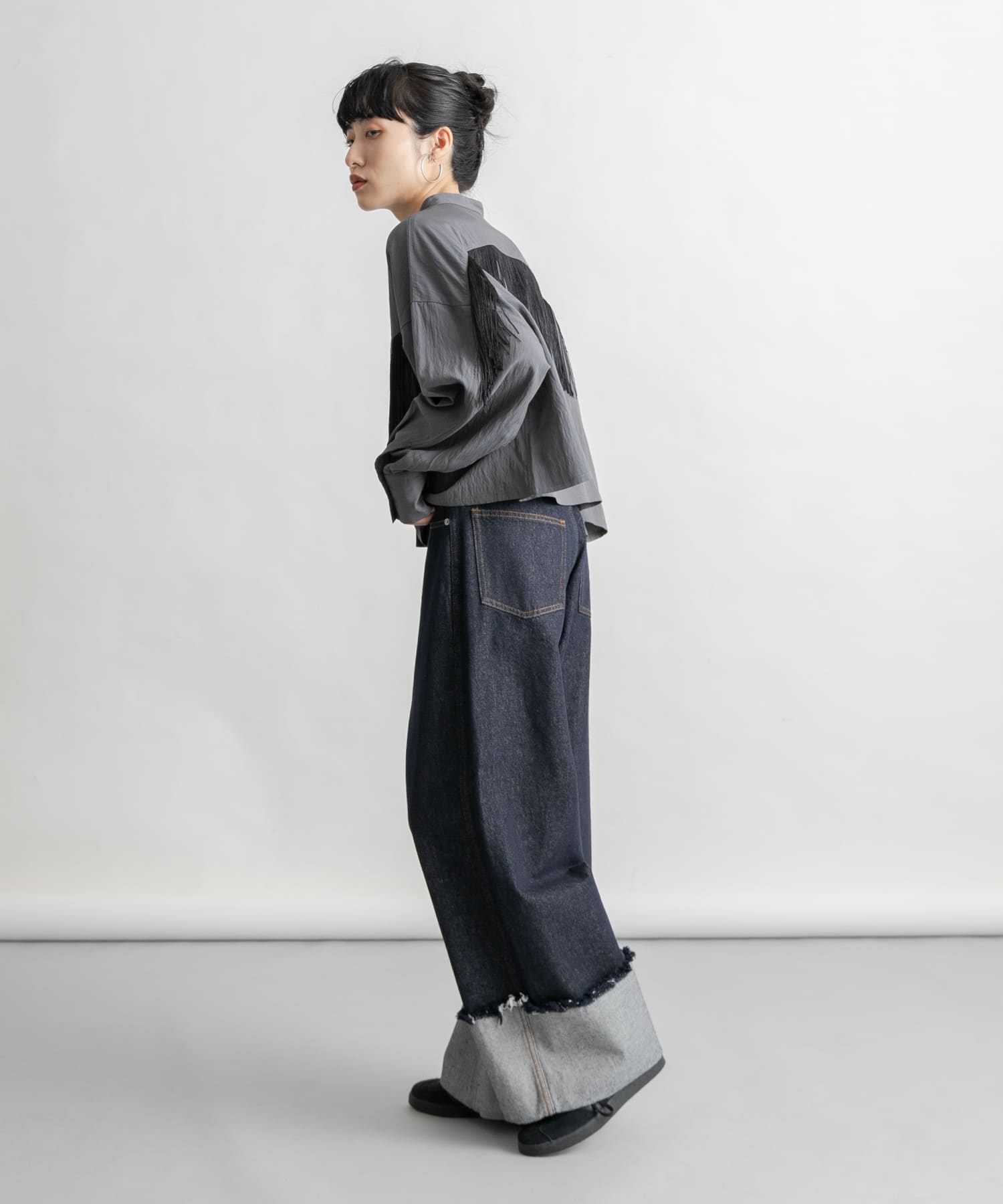 身長：160cm サイズ：one