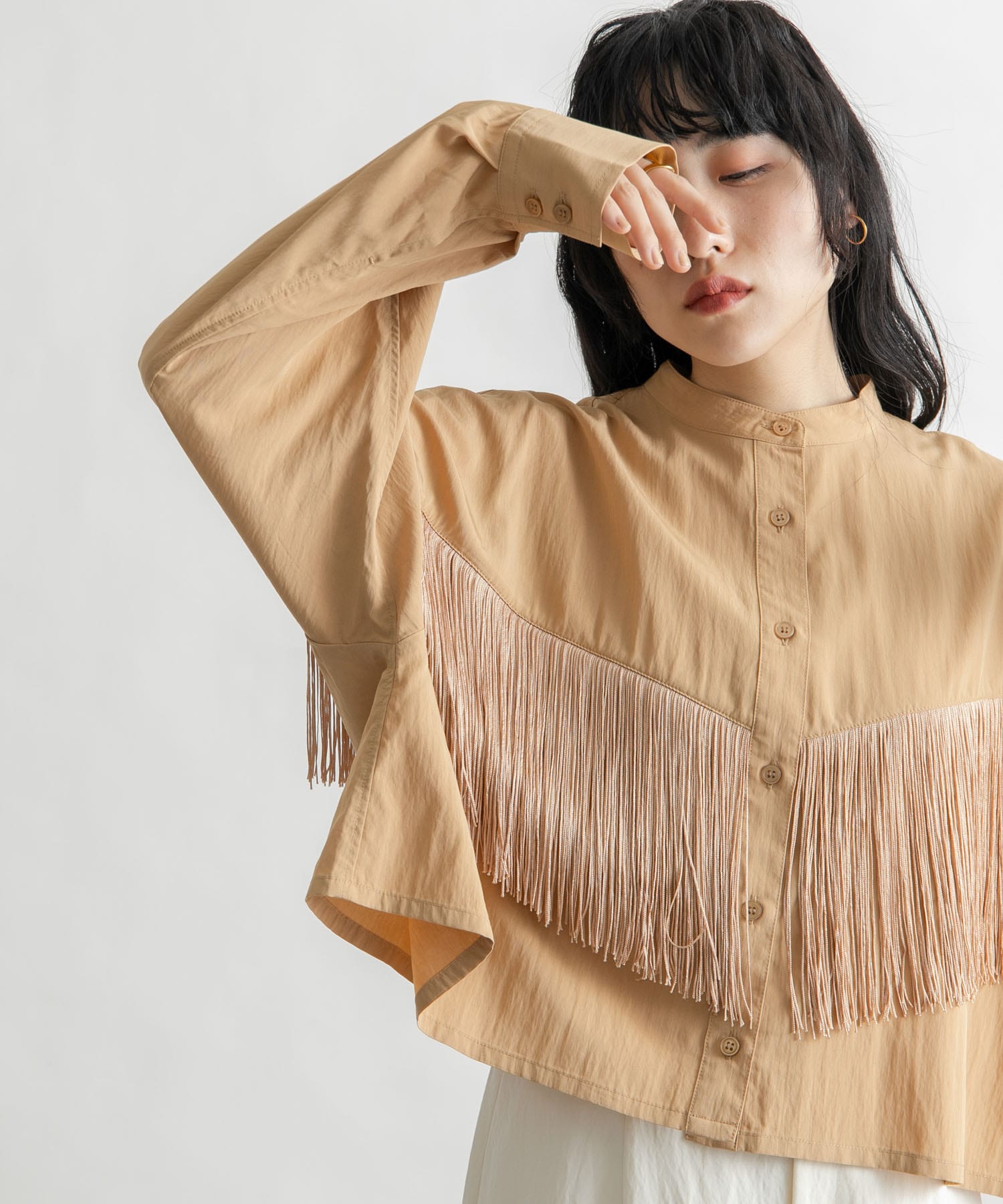 フリンジデザインシャツ(one BEIGE): トップス｜URBAN RESEARCH公式