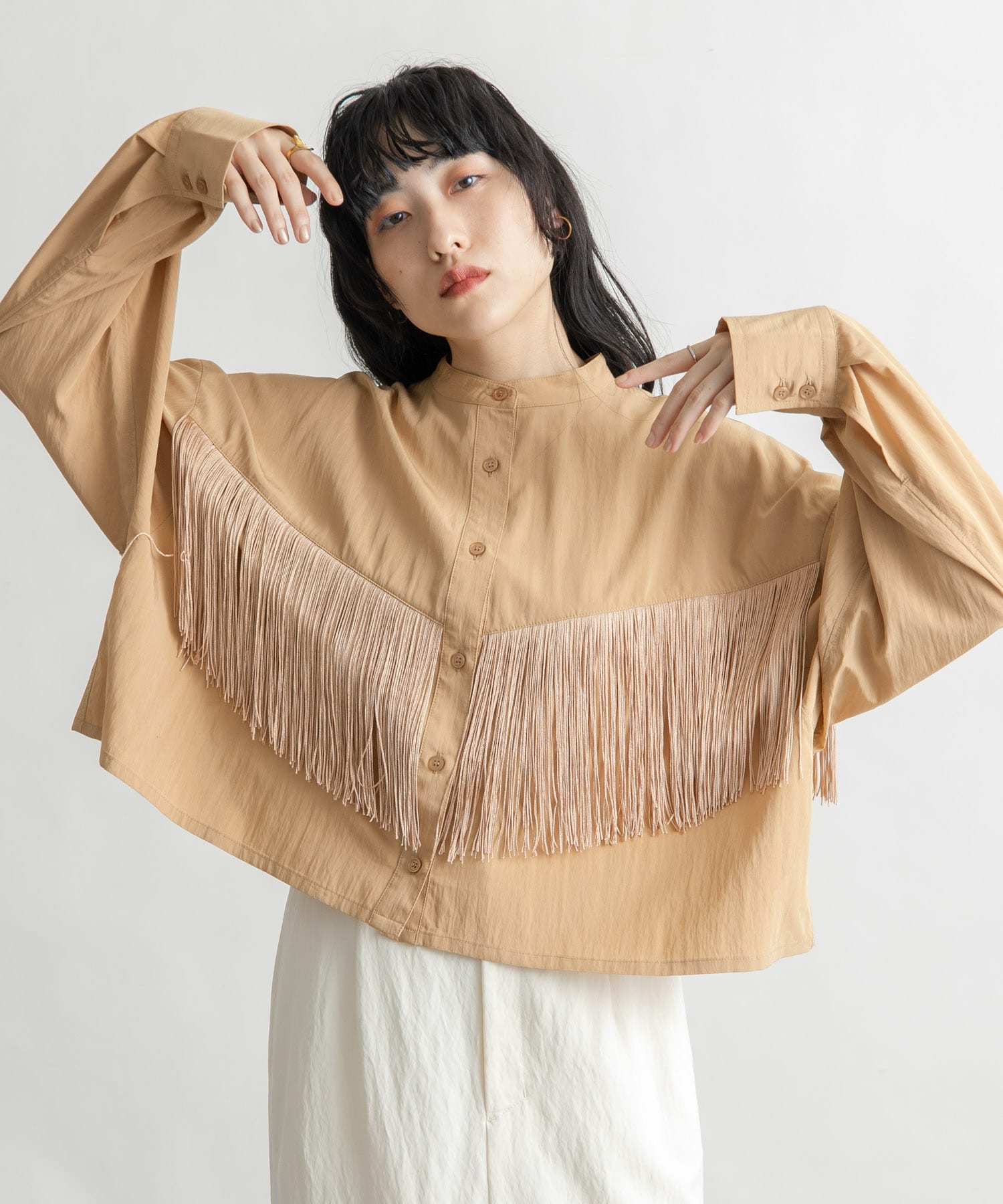 身長：160cm サイズ：one