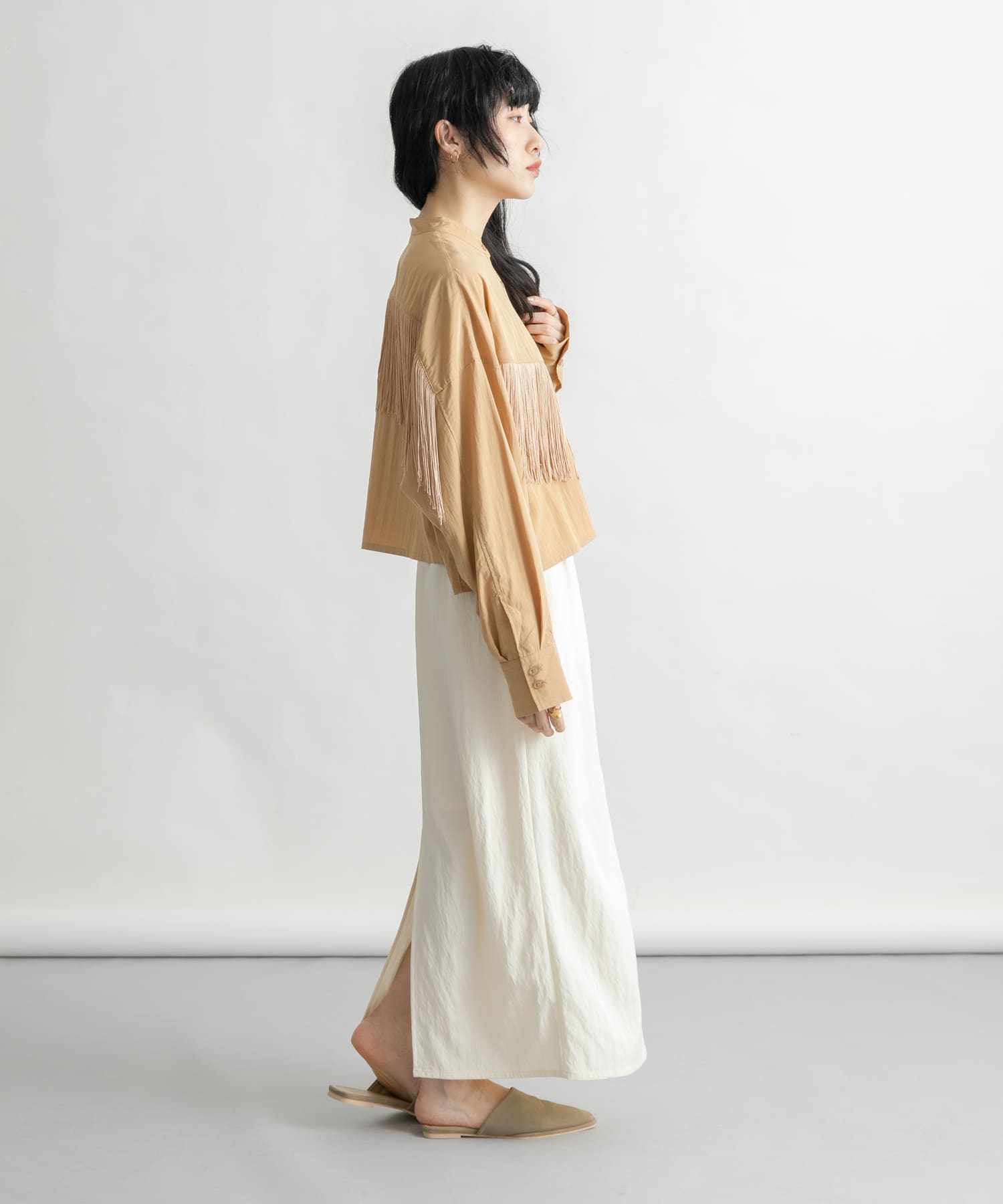 身長：160cm サイズ：one