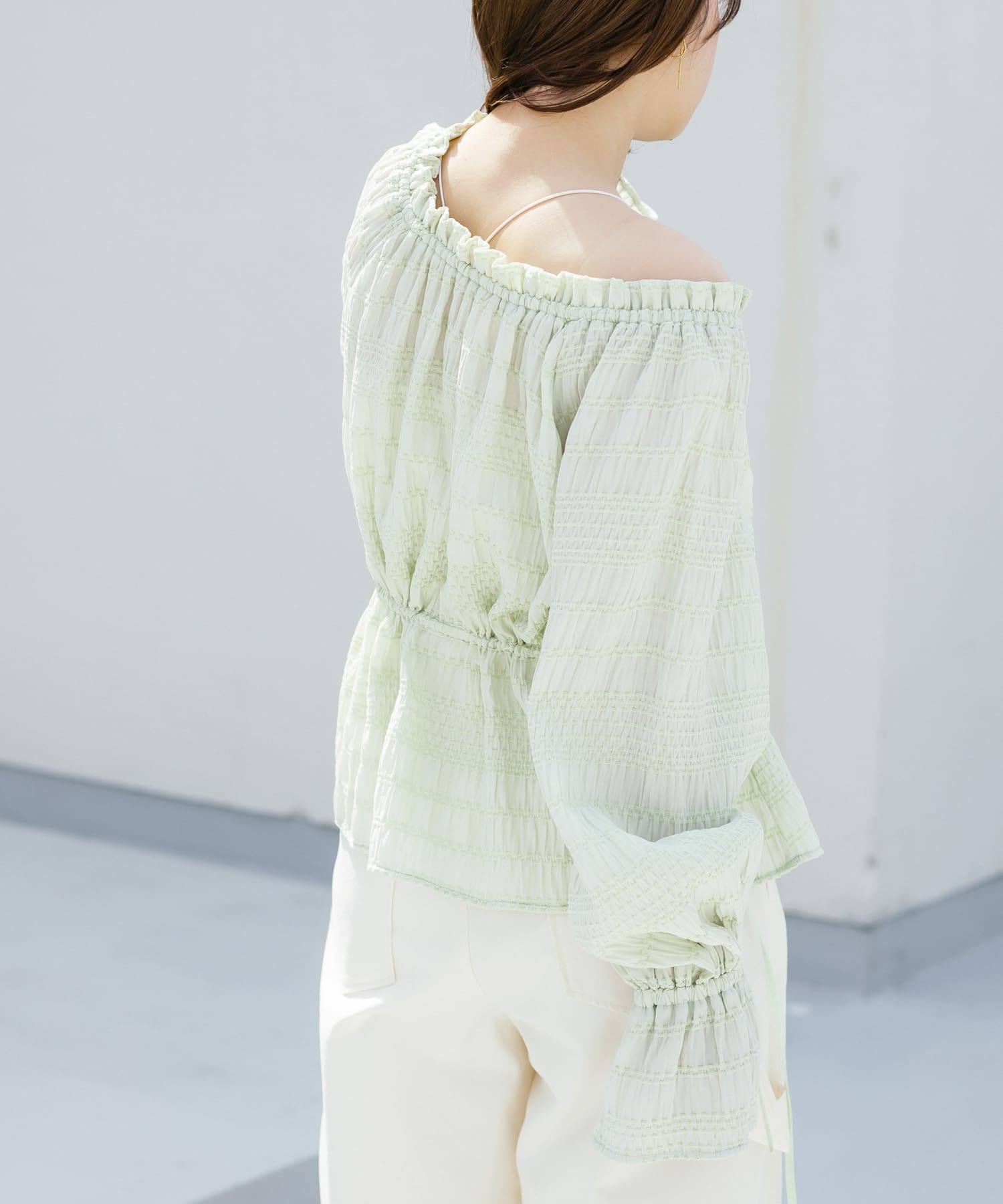 身長：160cm サイズ：one