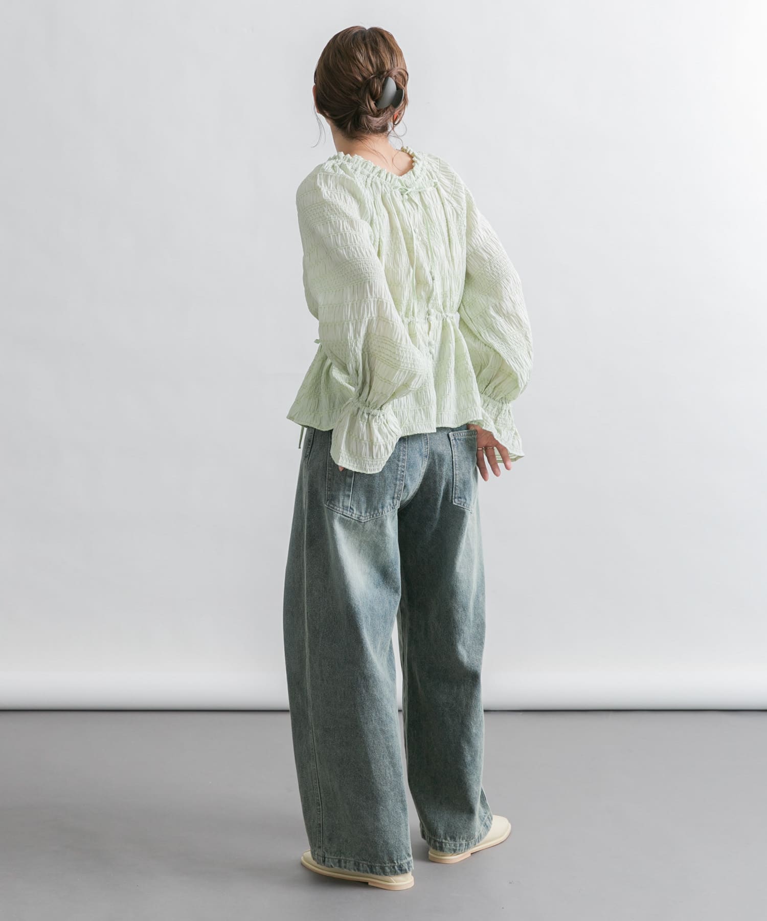 身長：160cm サイズ：one