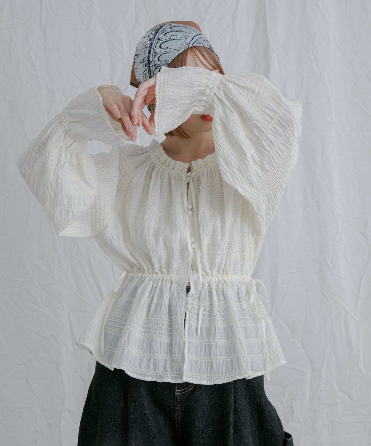 身長：153cm サイズ：one