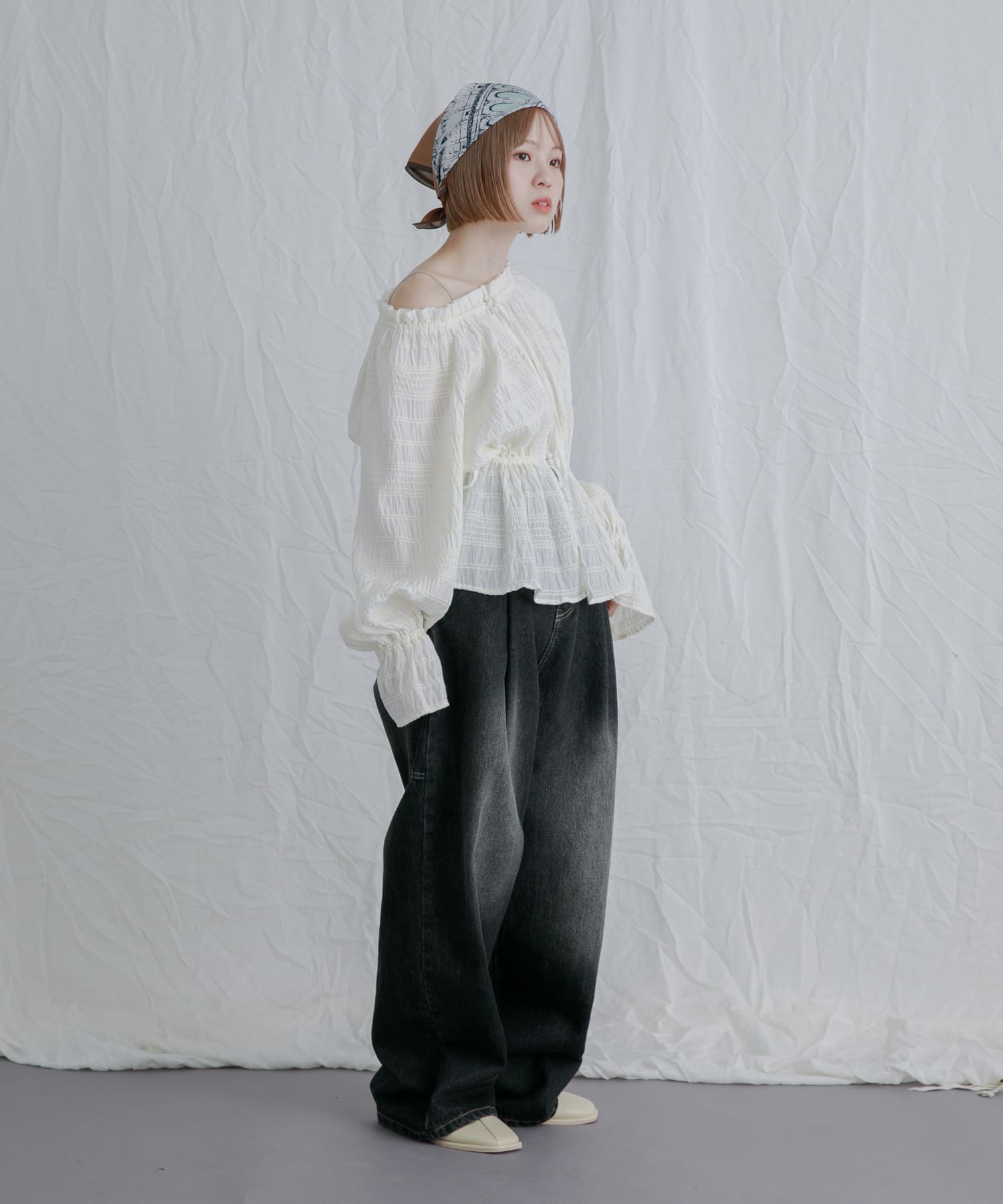 身長：153cm サイズ：one