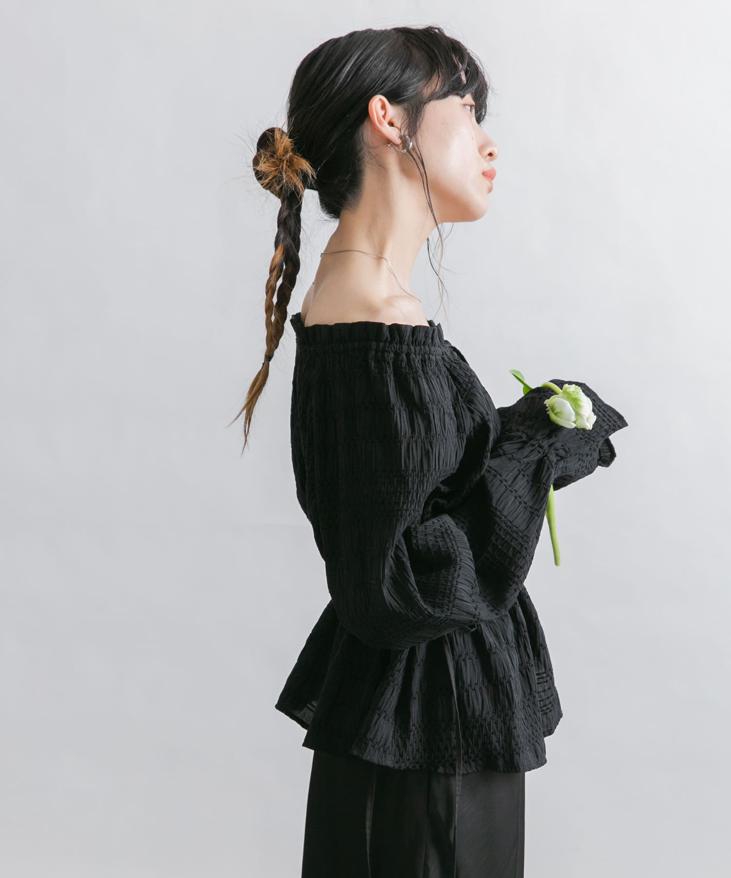 身長：160cm サイズ：one