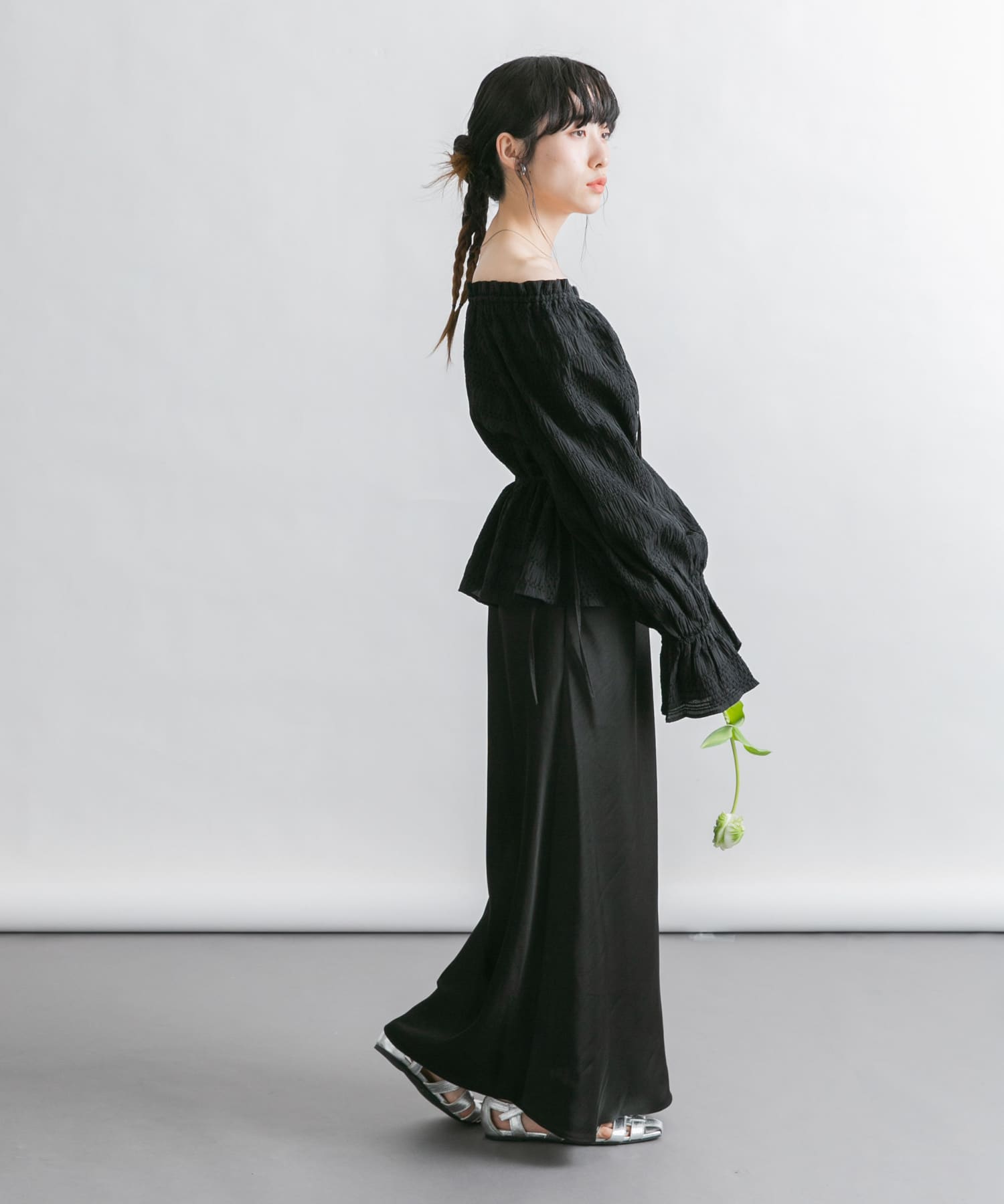 身長：160cm サイズ：one