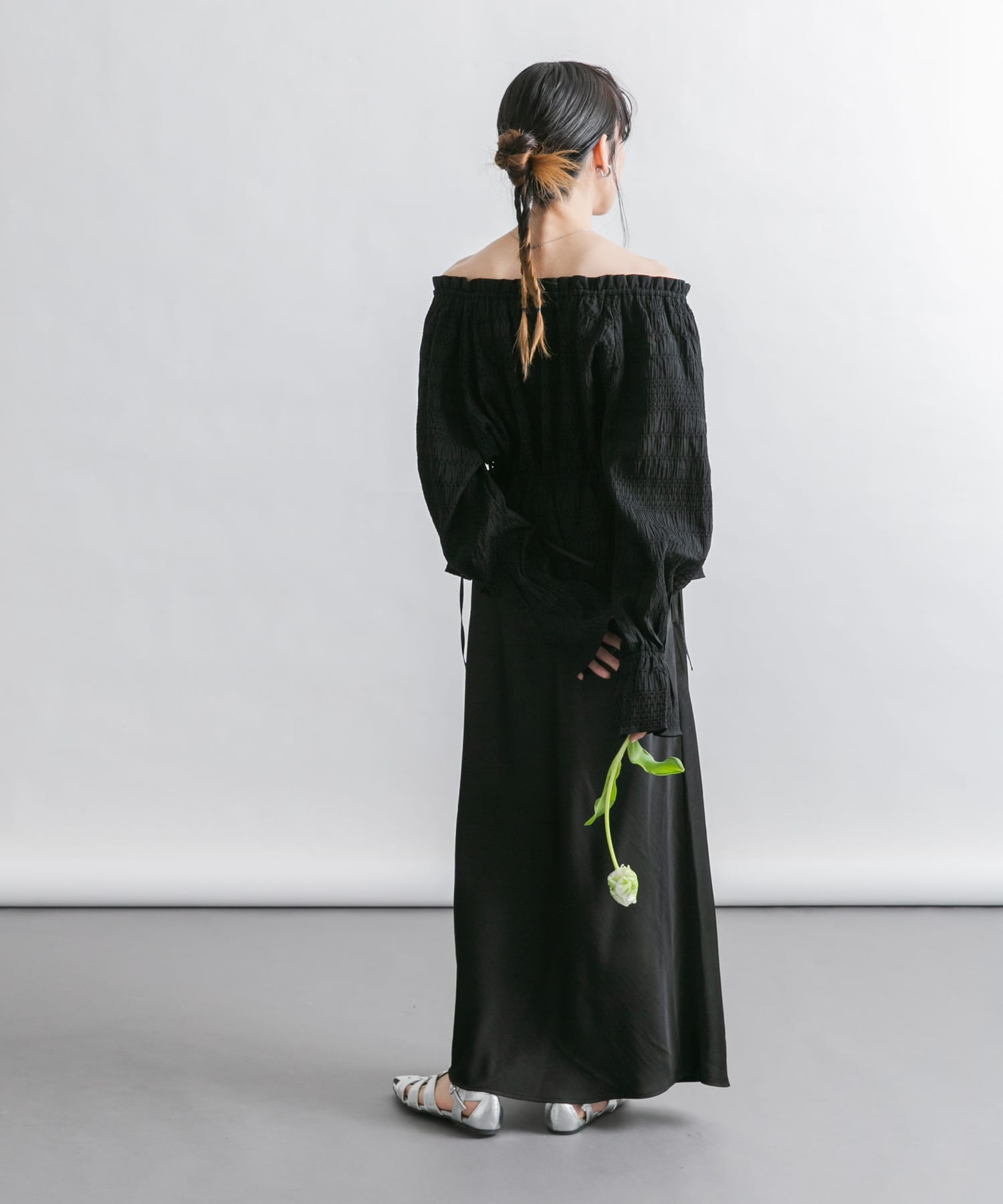 身長：160cm サイズ：one