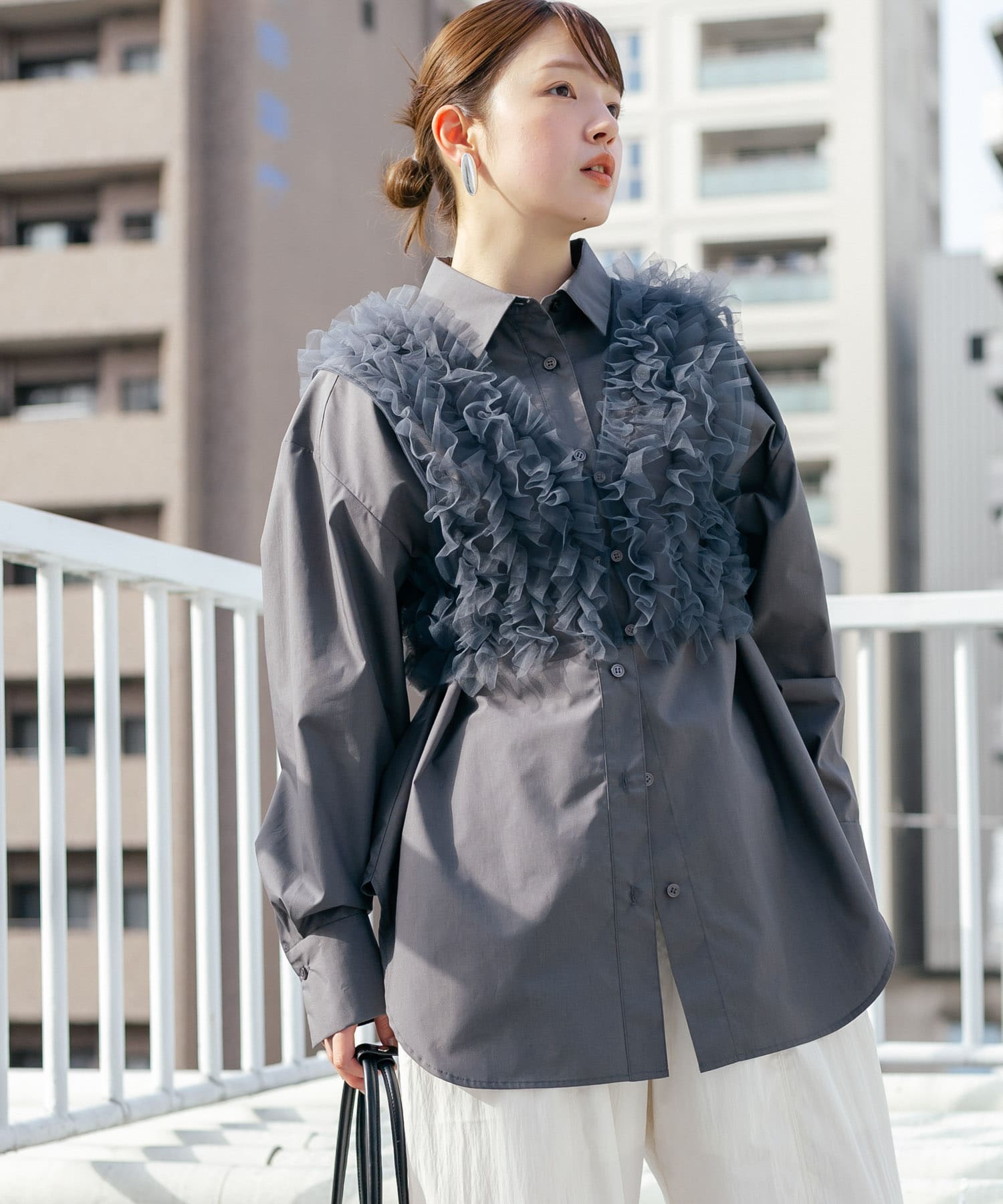 シアーフリルSETシャツ(one BLUE×BLUE): トップス｜URBAN RESEARCH公式