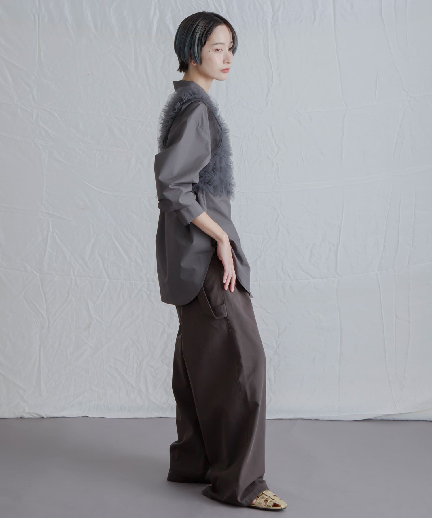 身長：159cm サイズ：one