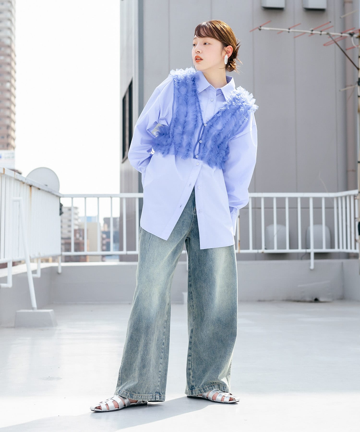 身長：160cm サイズ：one