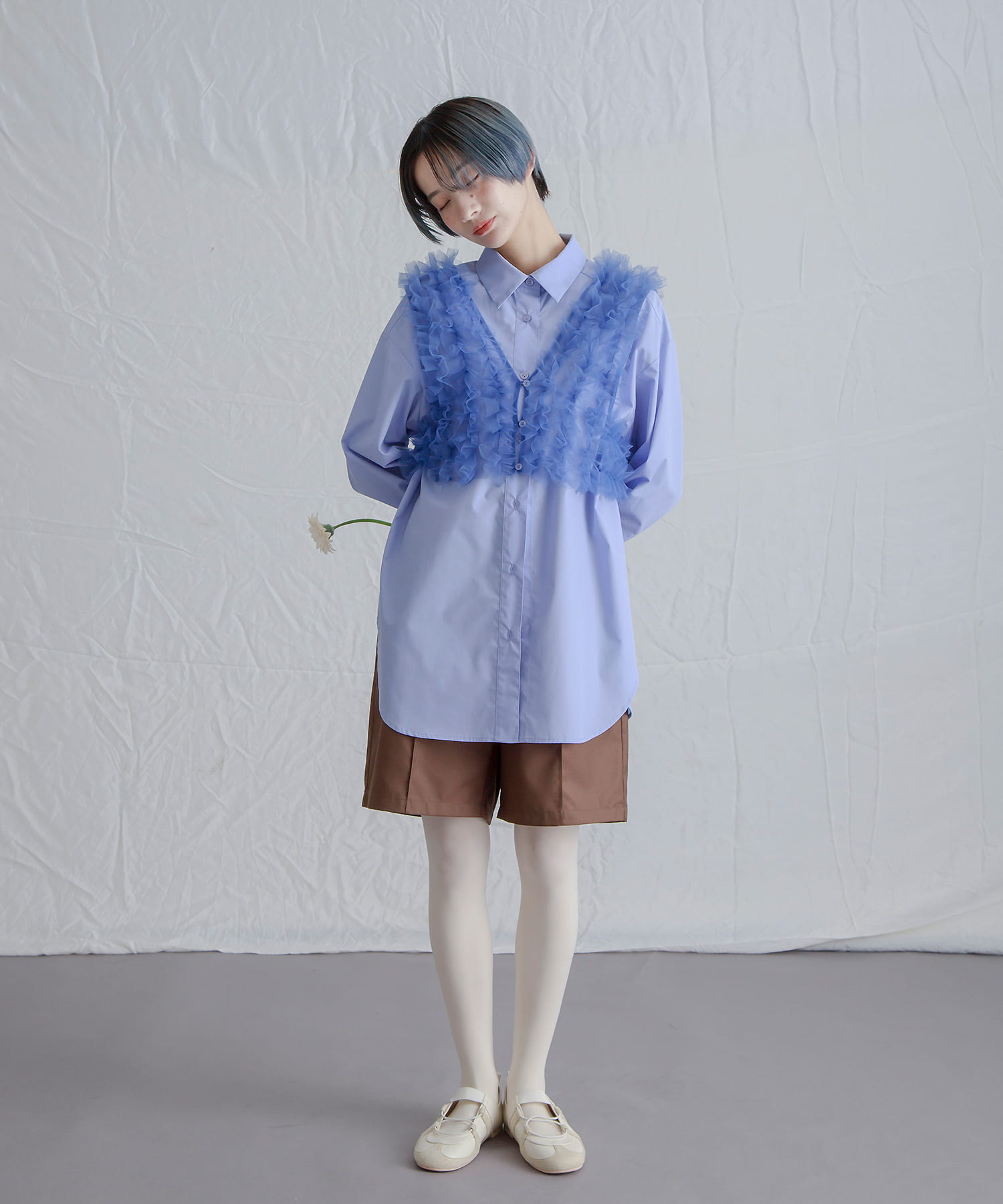 身長：159cm サイズ：one