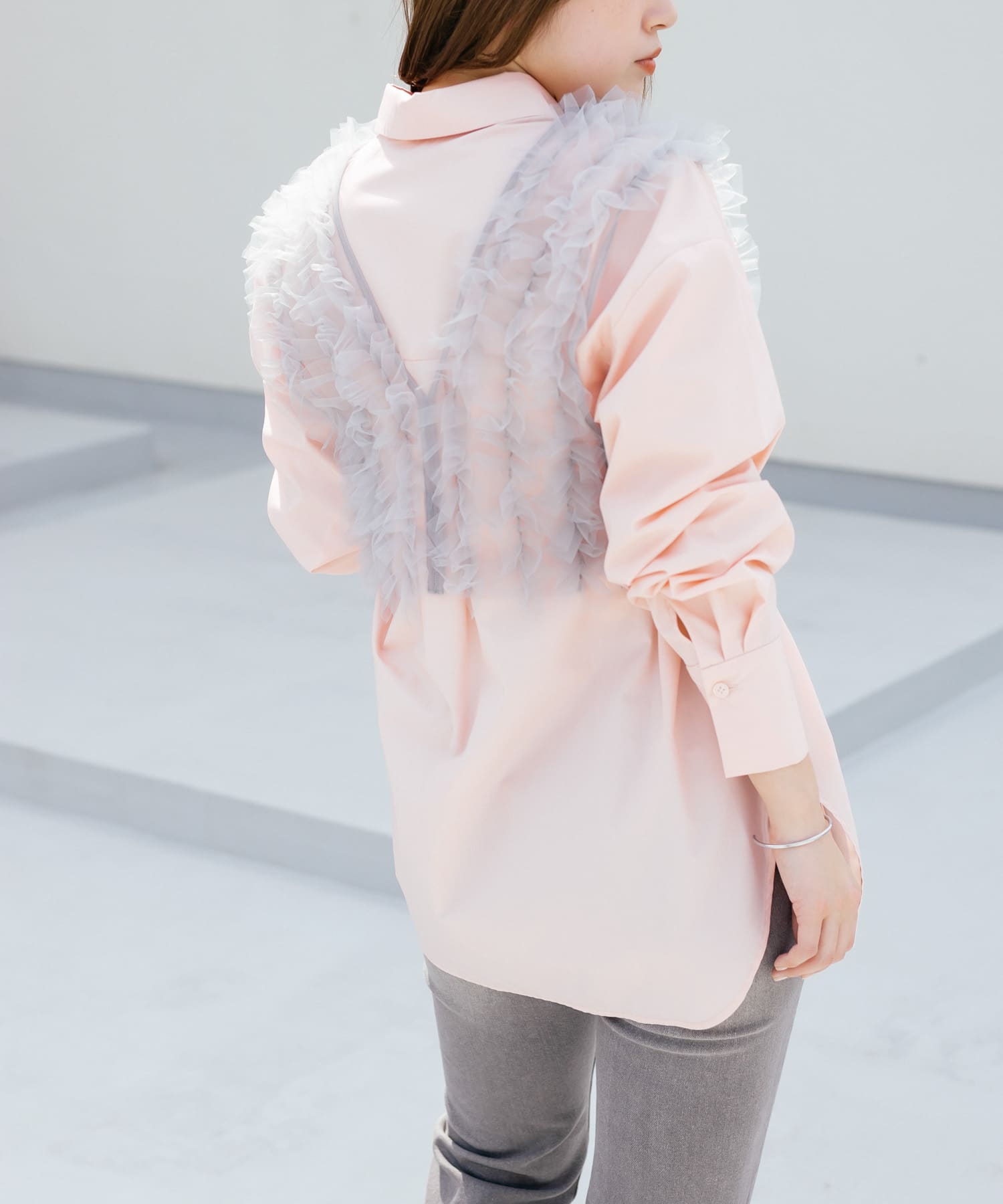 シアーフリルSETシャツ