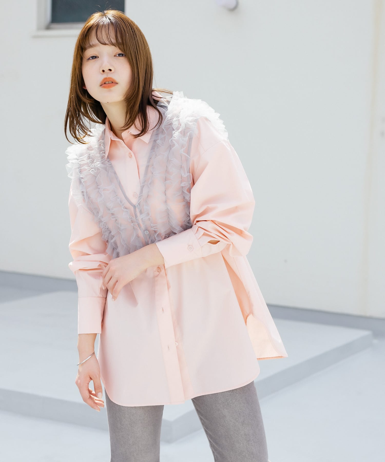 身長：160cm サイズ：one