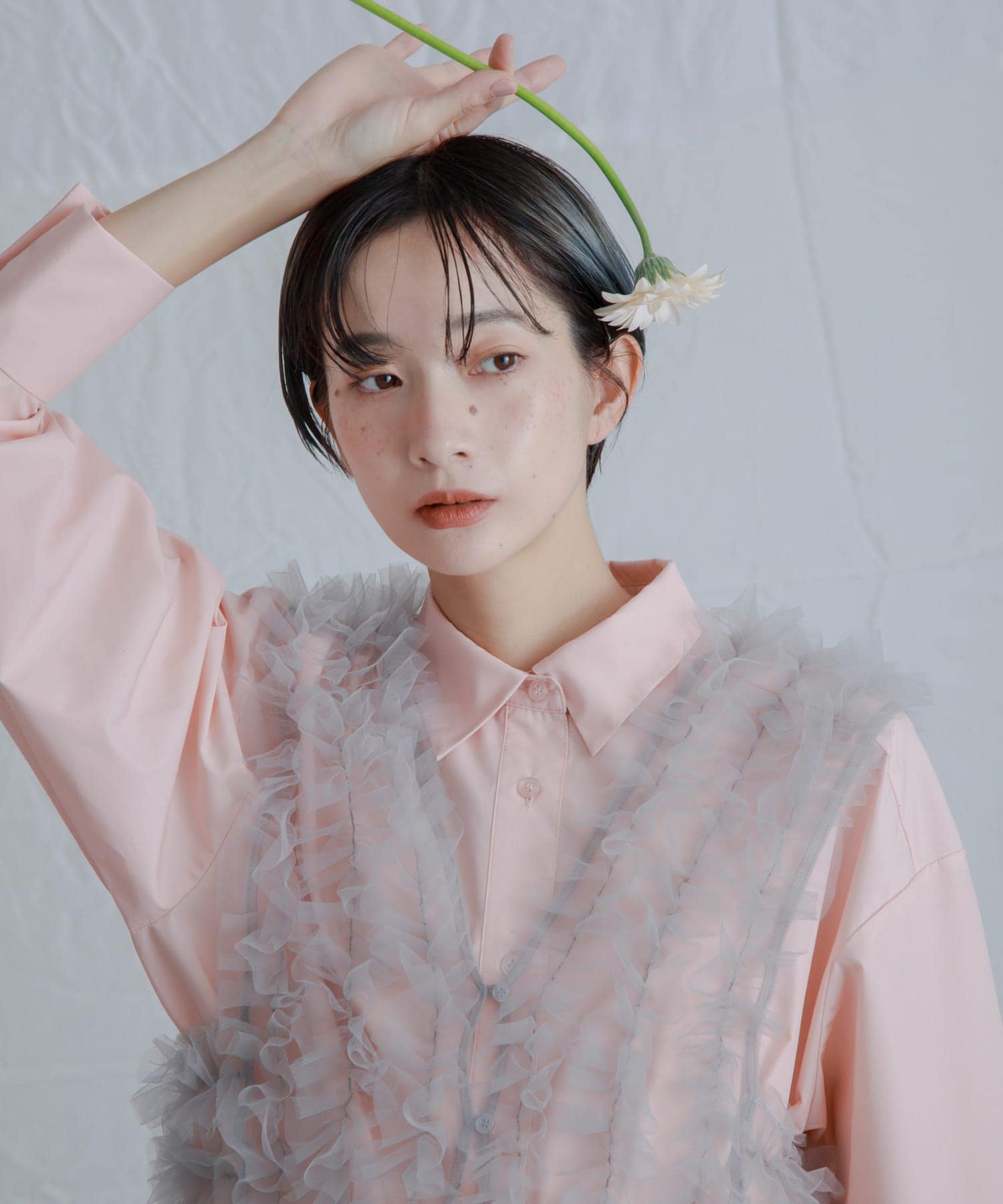 身長：159cm サイズ：one