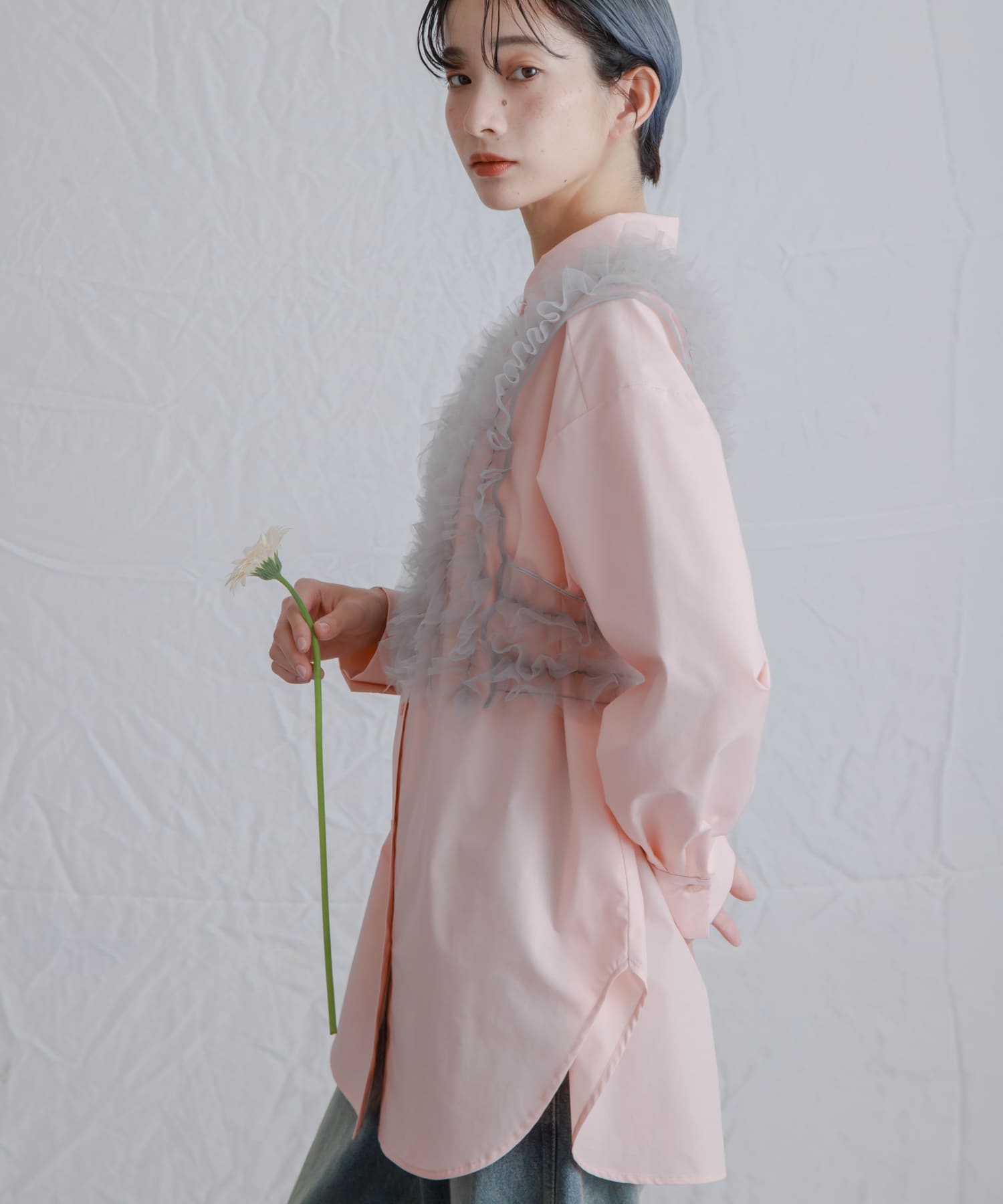 身長：159cm サイズ：one