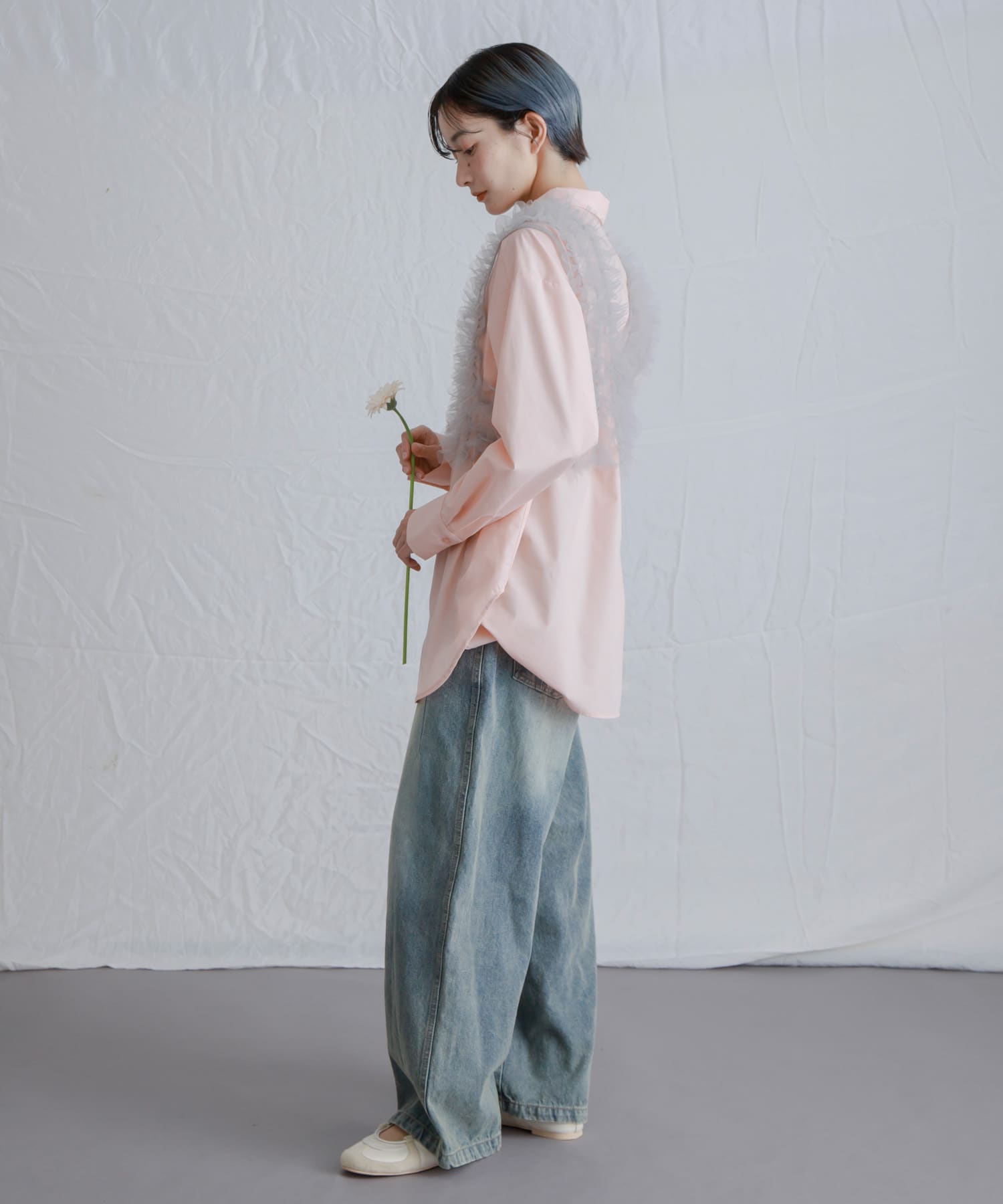 身長：159cm サイズ：one