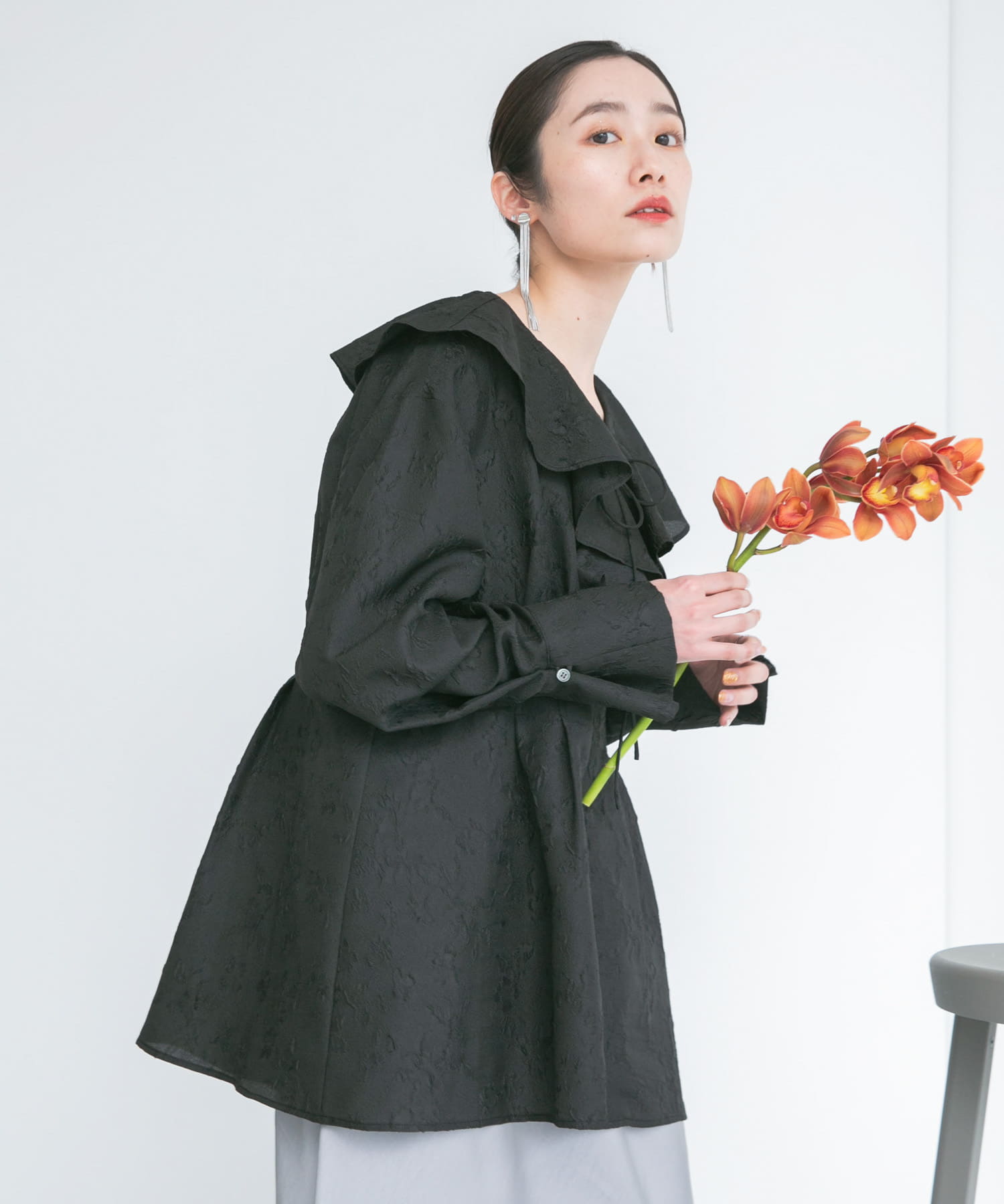 身長：155cm サイズ：one