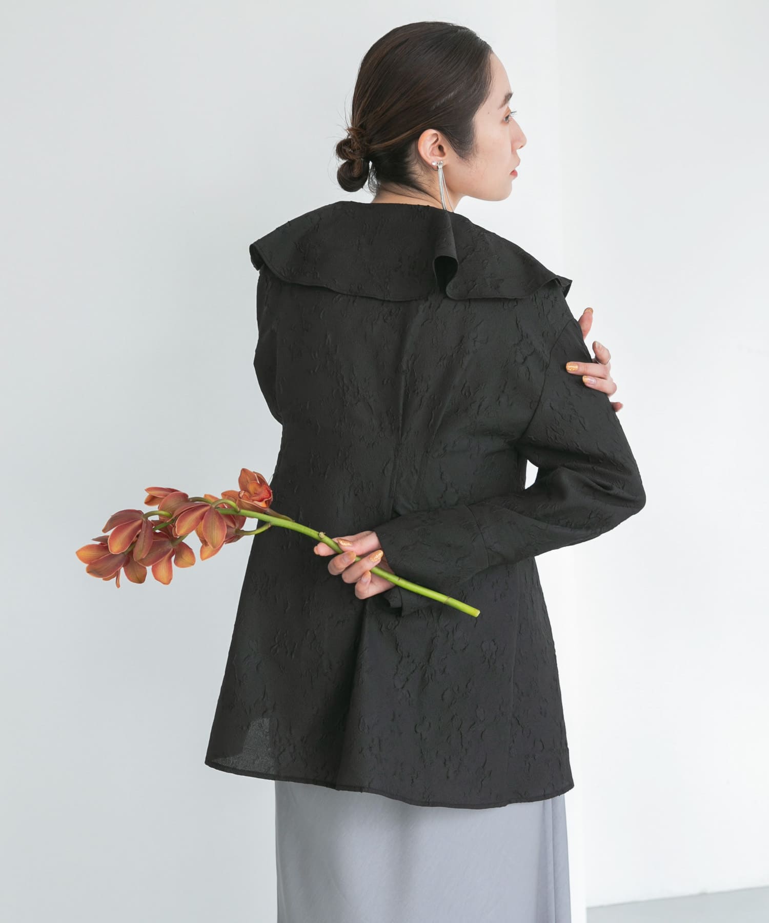 身長：155cm サイズ：one