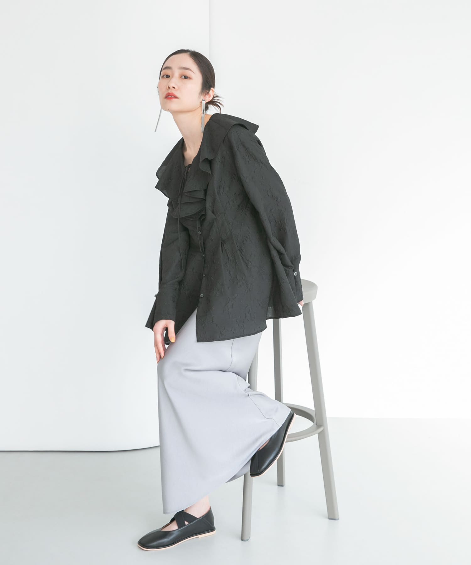 身長：155cm サイズ：one