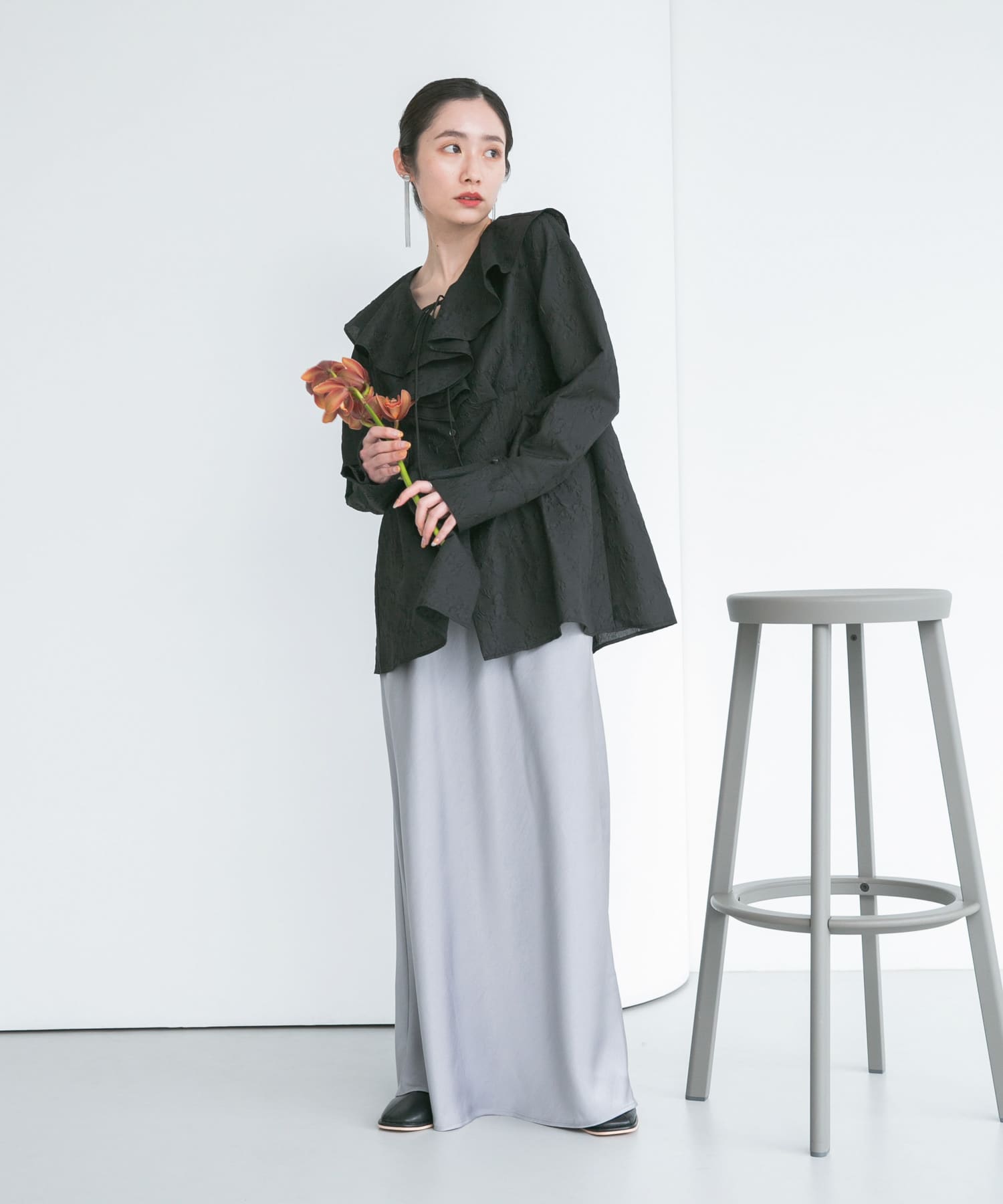 身長：155cm サイズ：one