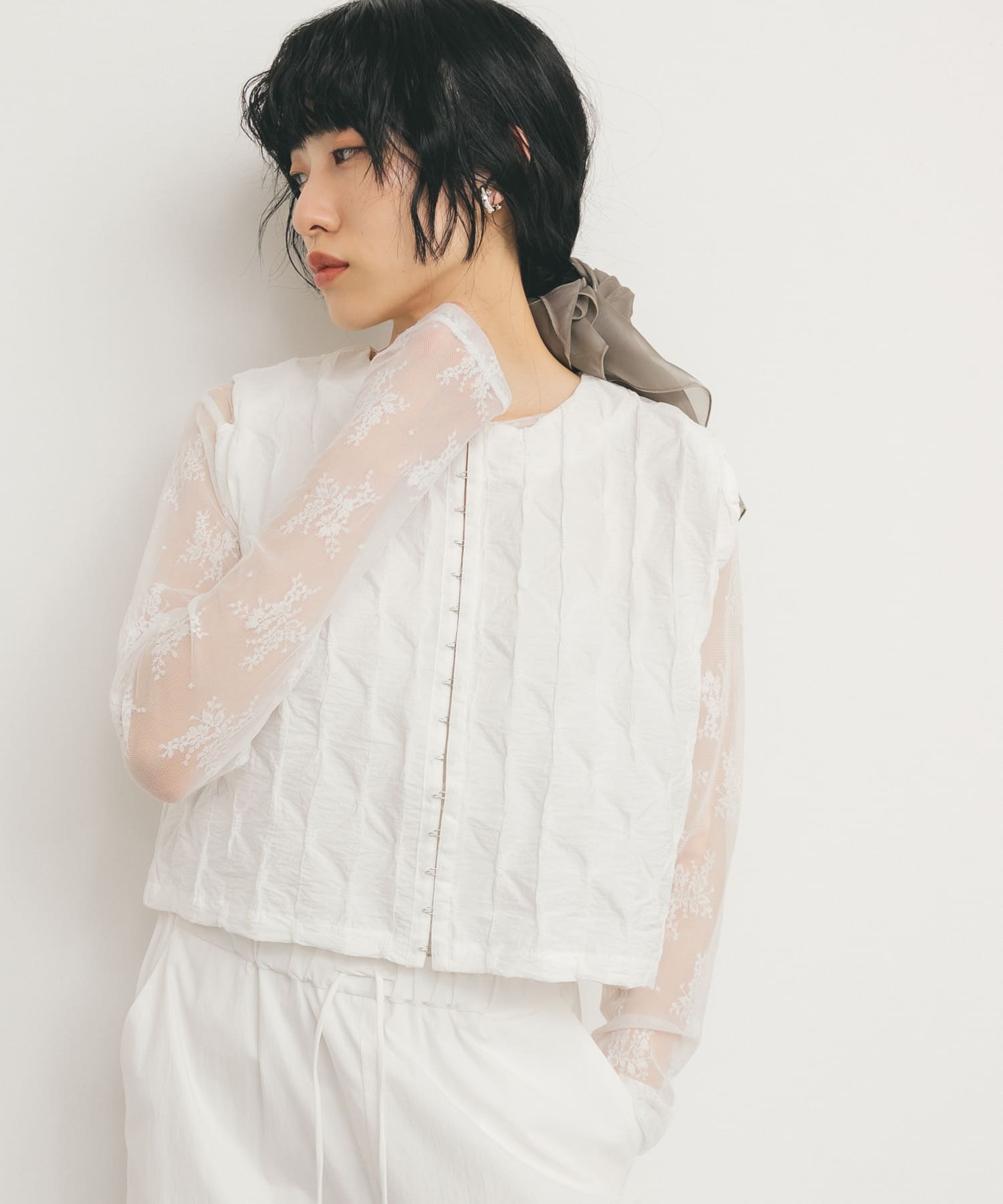 身長：160cm サイズ：one