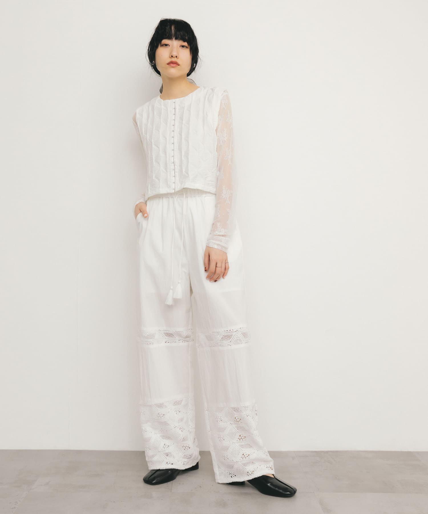 身長：160cm サイズ：one