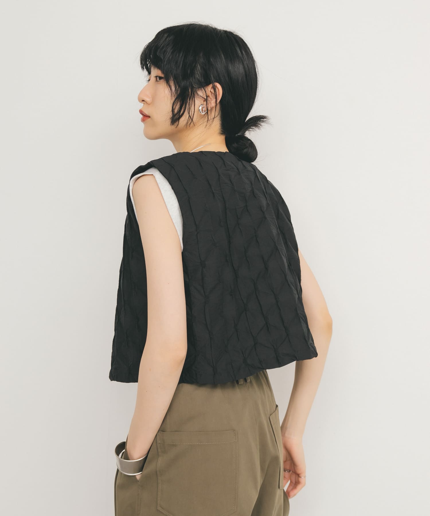 身長：160cm サイズ：one