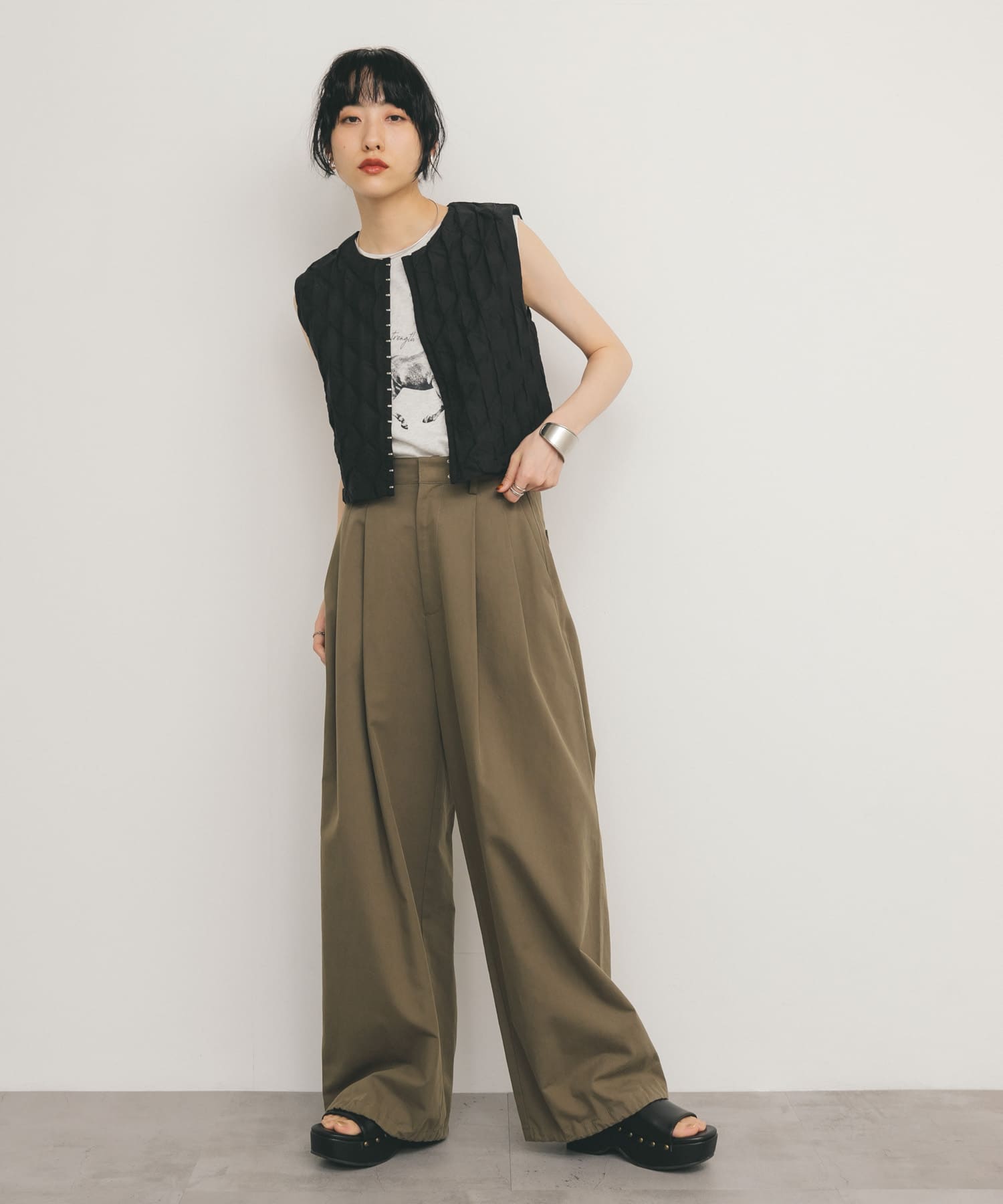 身長：160cm サイズ：one