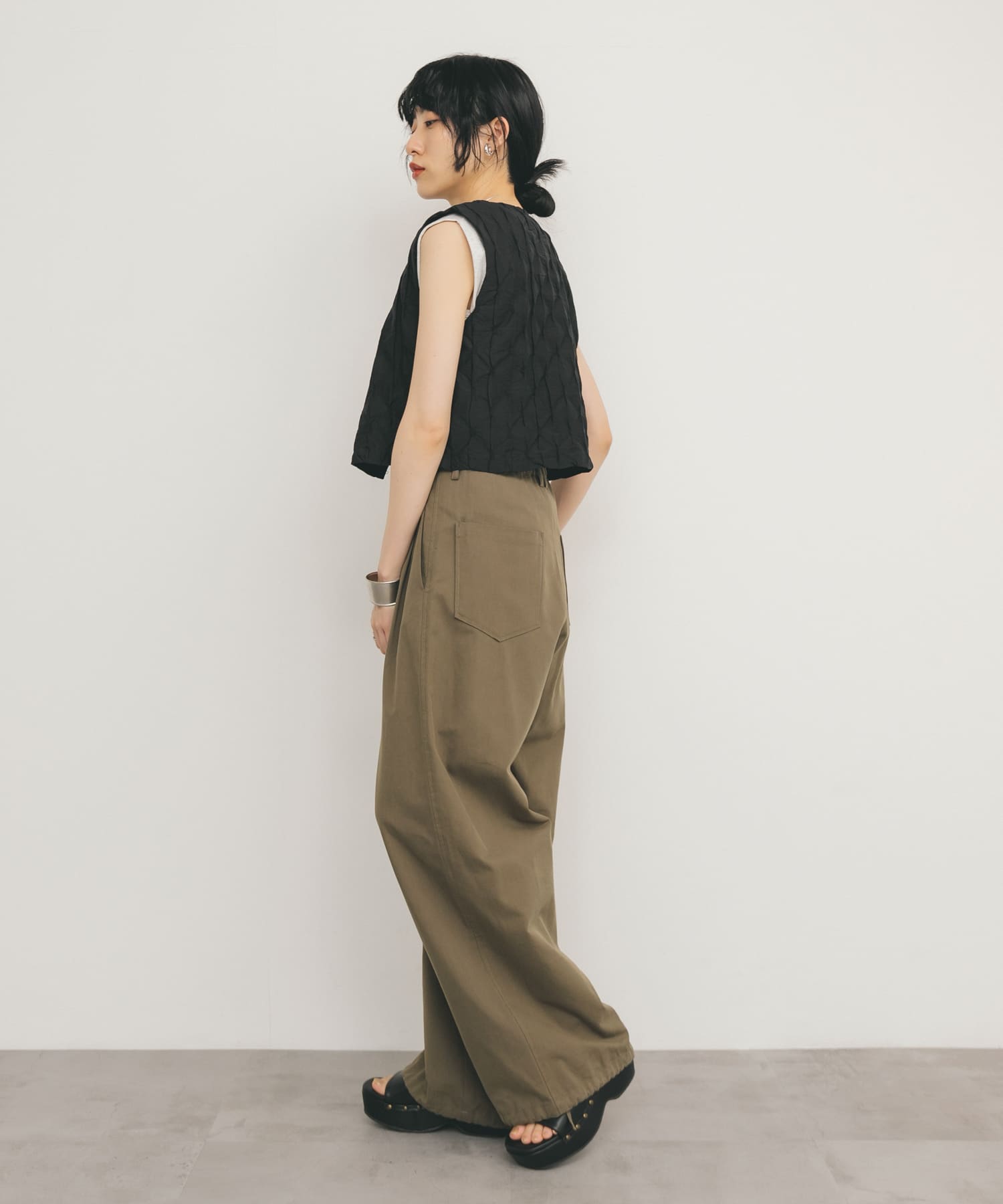 身長：160cm サイズ：one