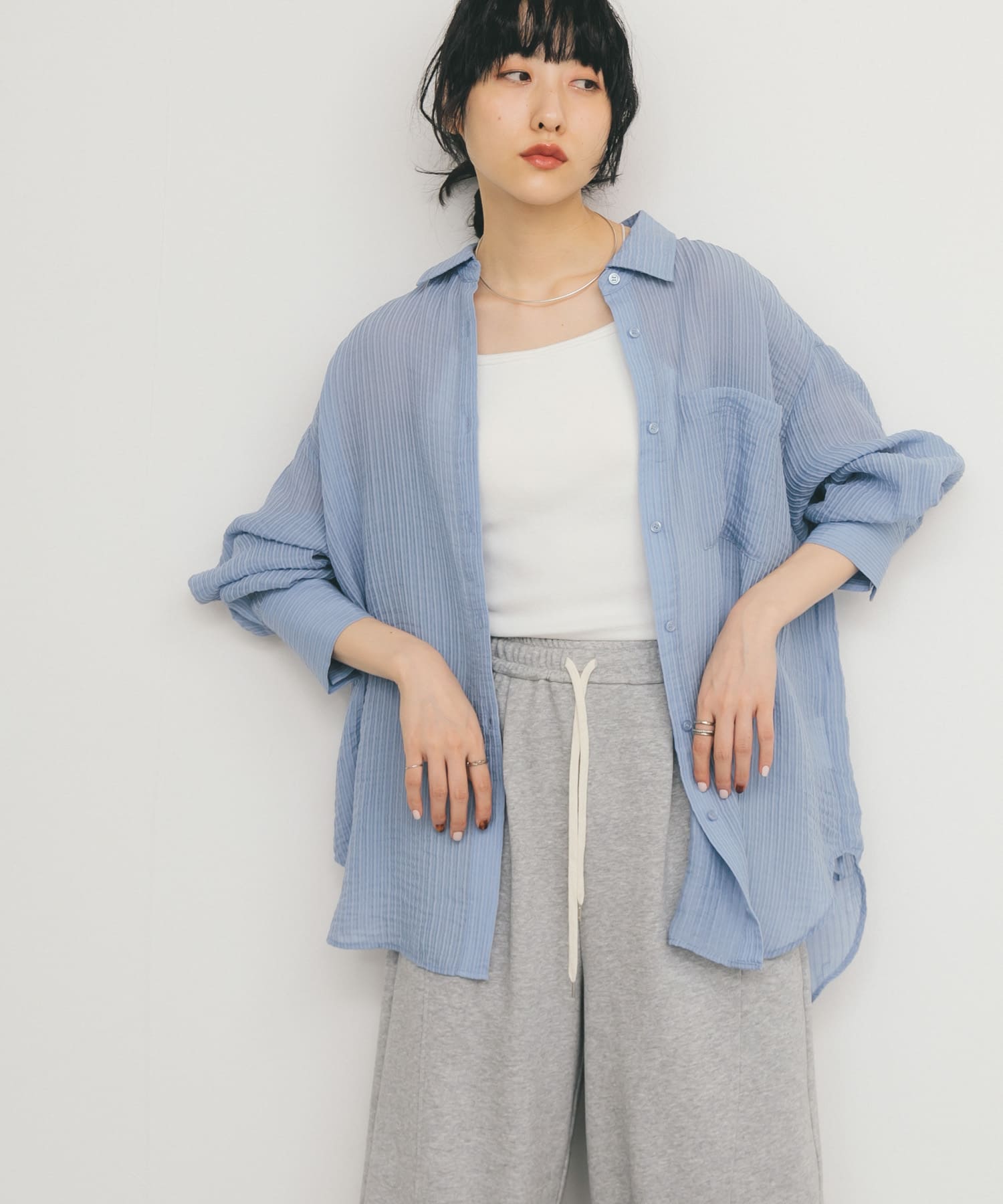 身長：160cm サイズ：one