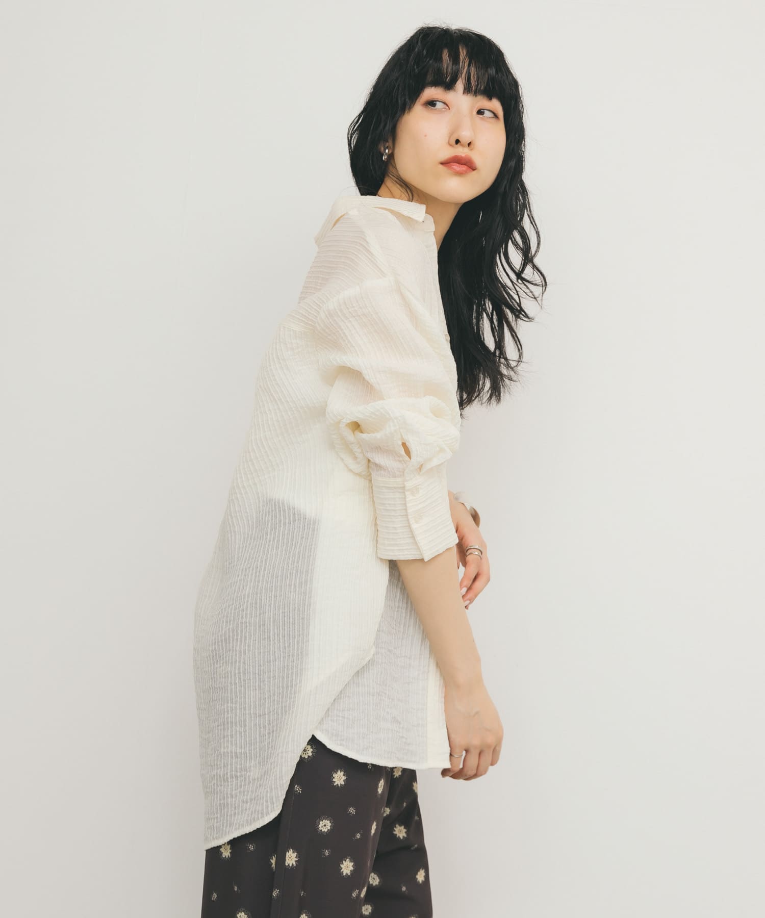 身長：160cm サイズ：one