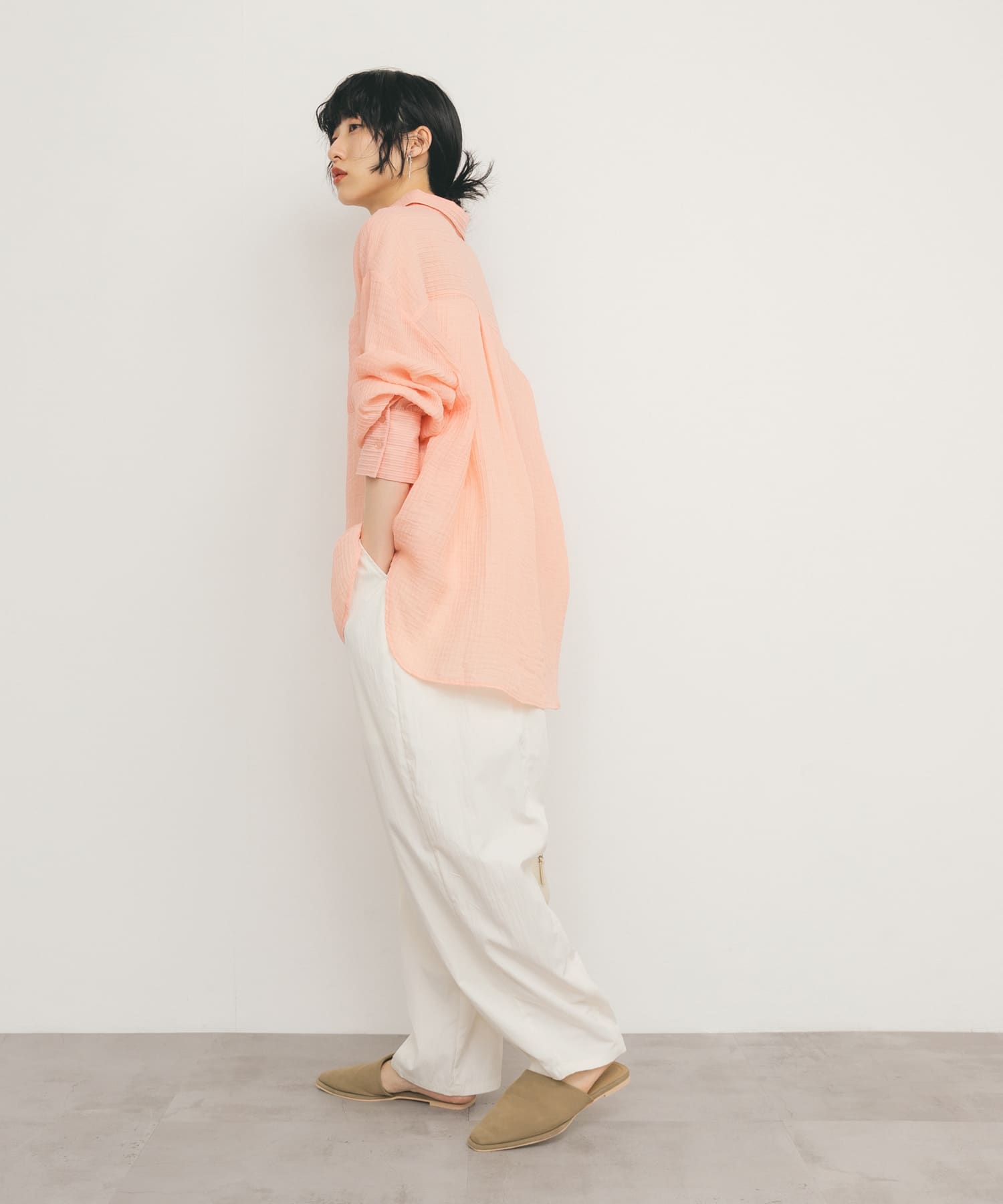 身長：160cm サイズ：one