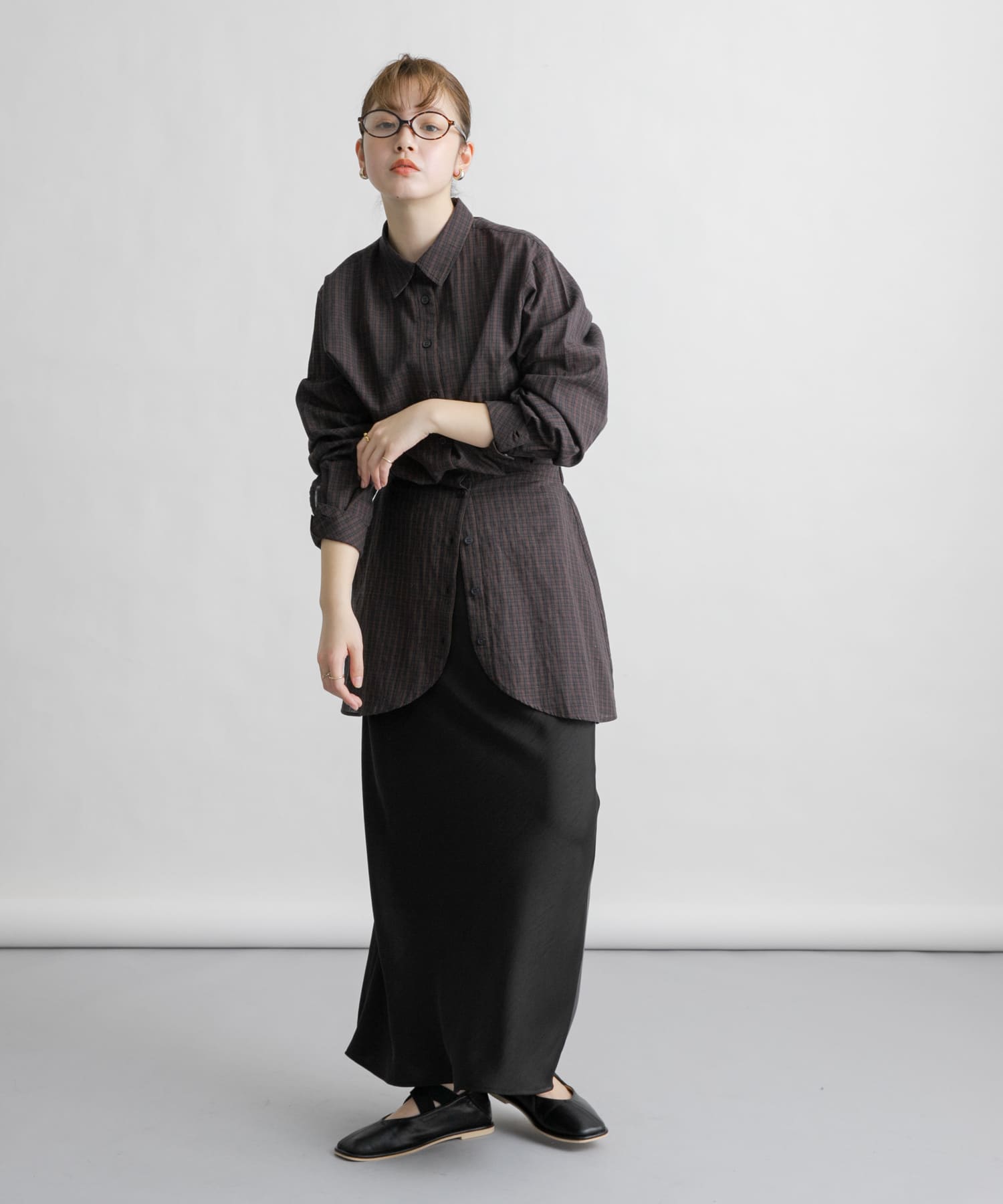 身長：160cm サイズ：one