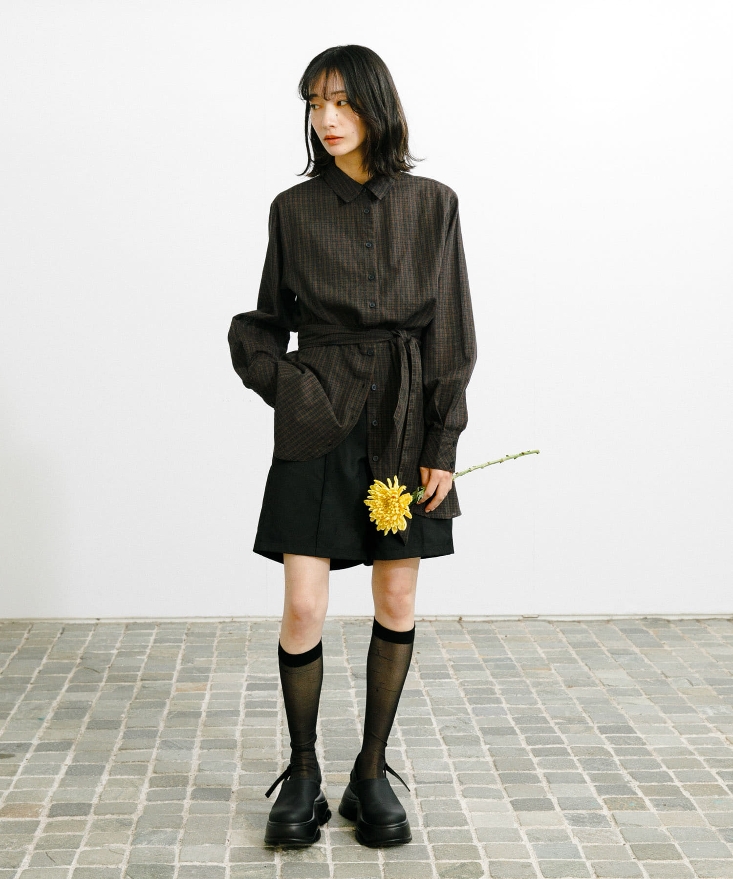 身長：159cm サイズ：one