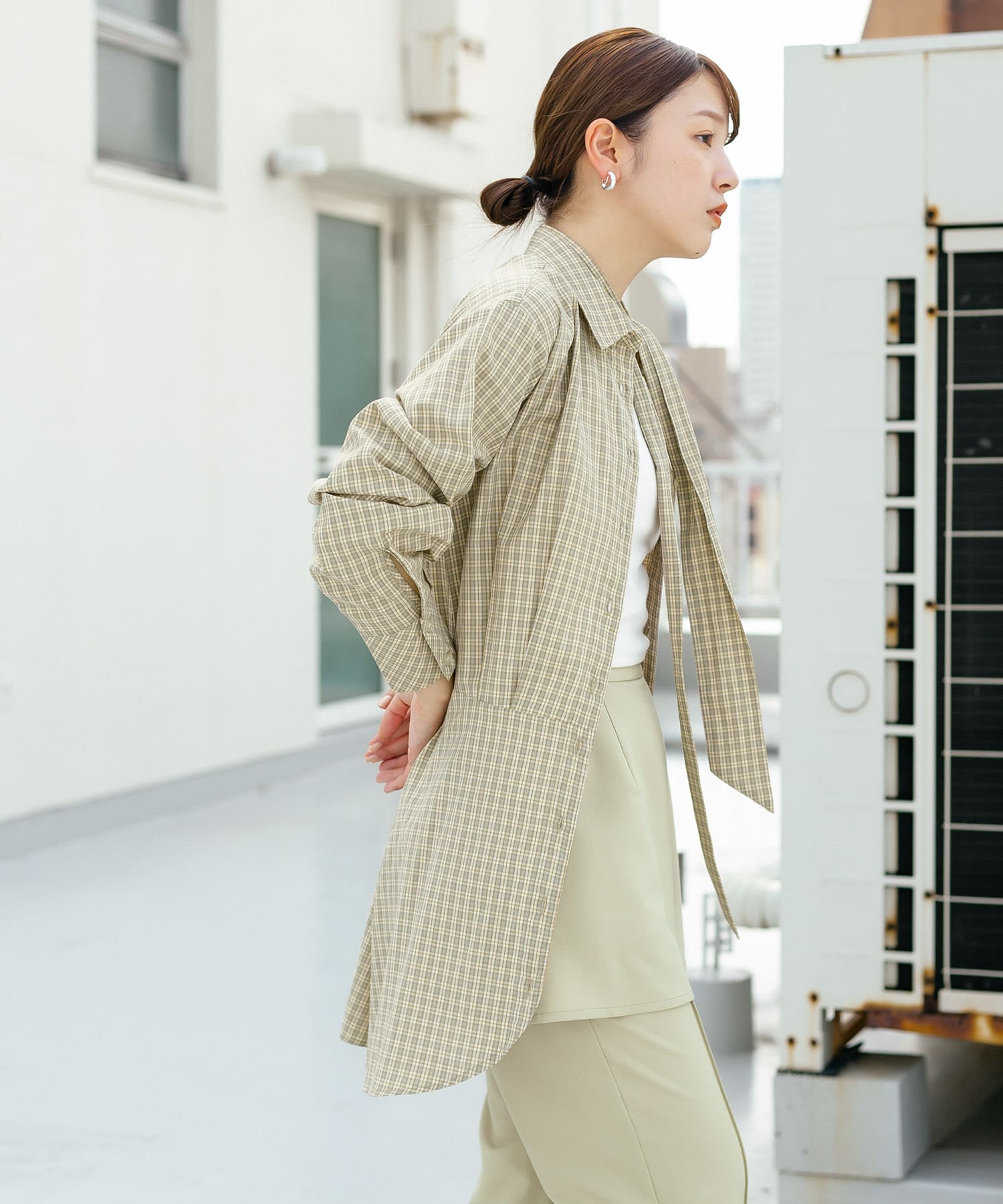 身長：160cm サイズ：one