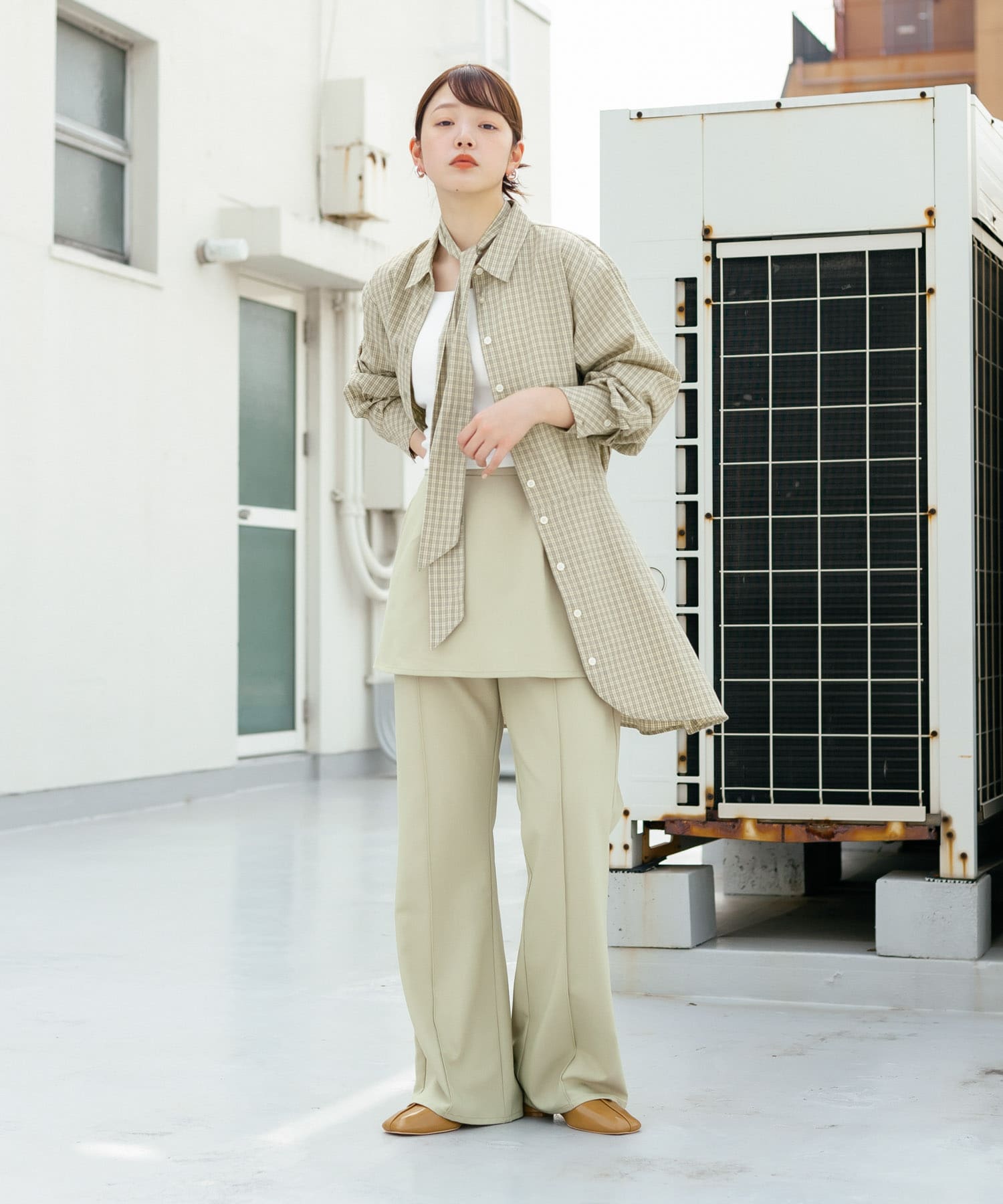 身長：160cm サイズ：one