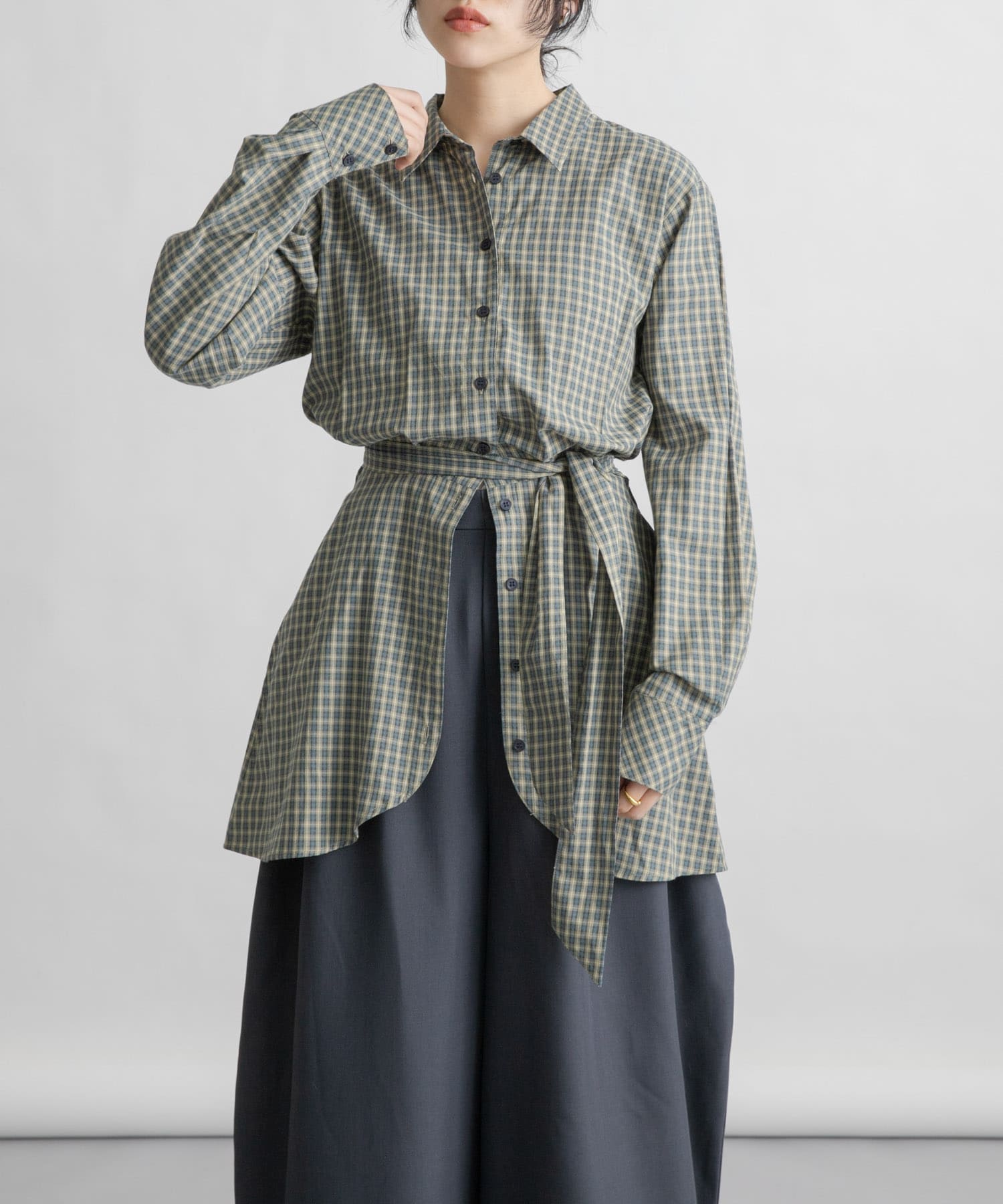 身長：160cm サイズ：one