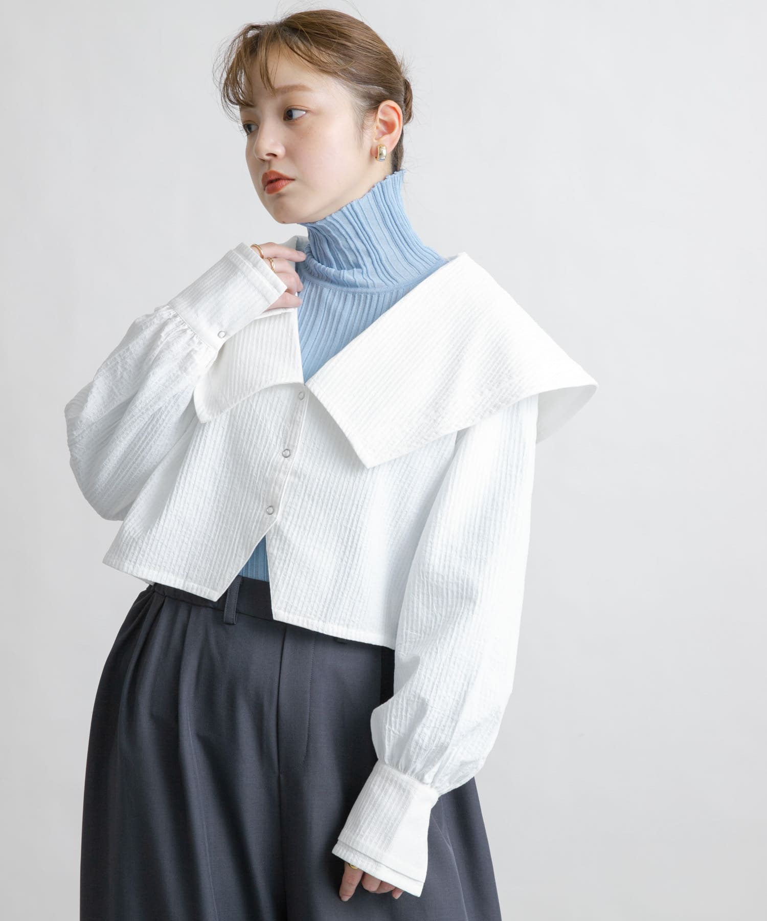 身長：160cm サイズ：one