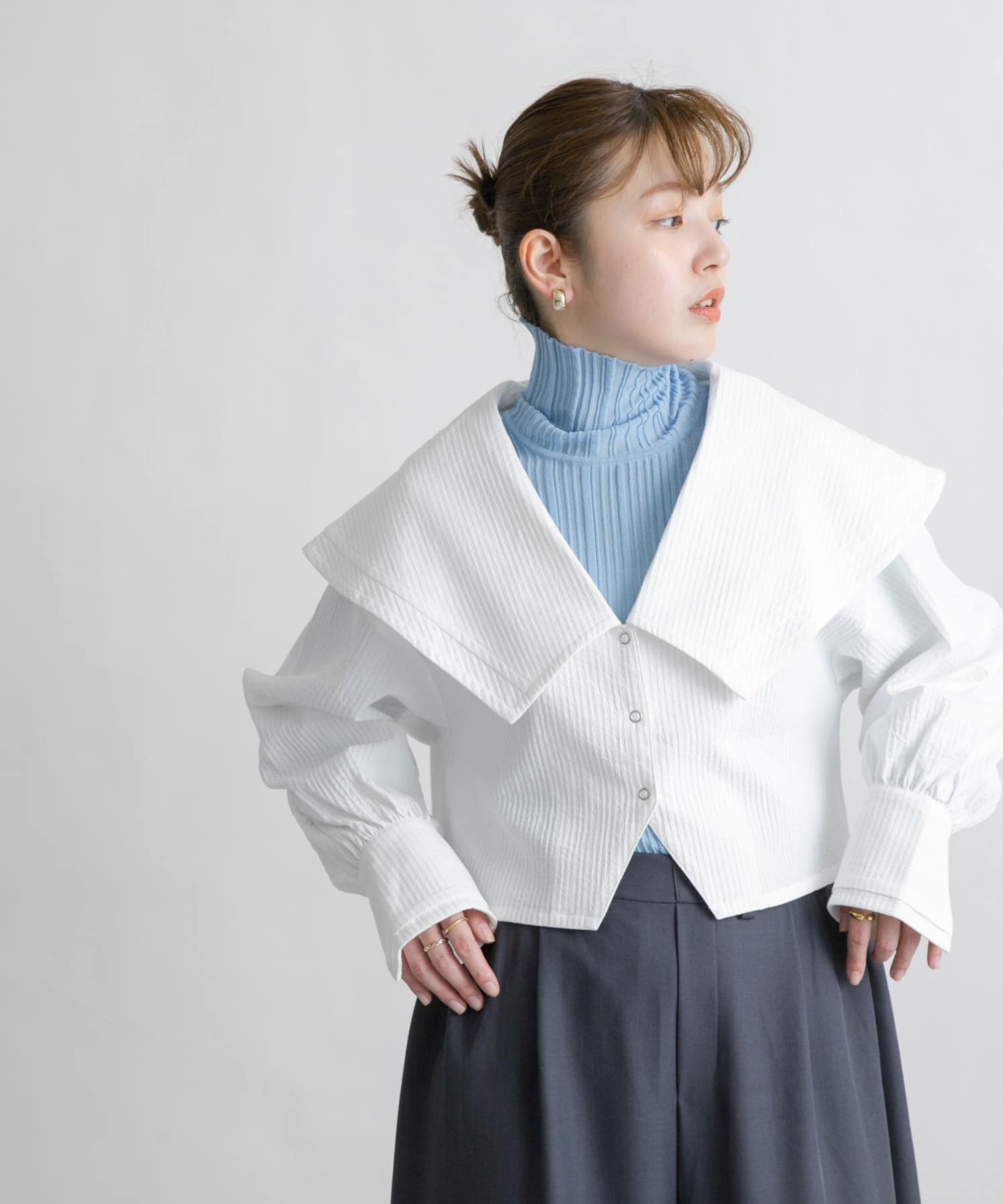 身長：160cm サイズ：one