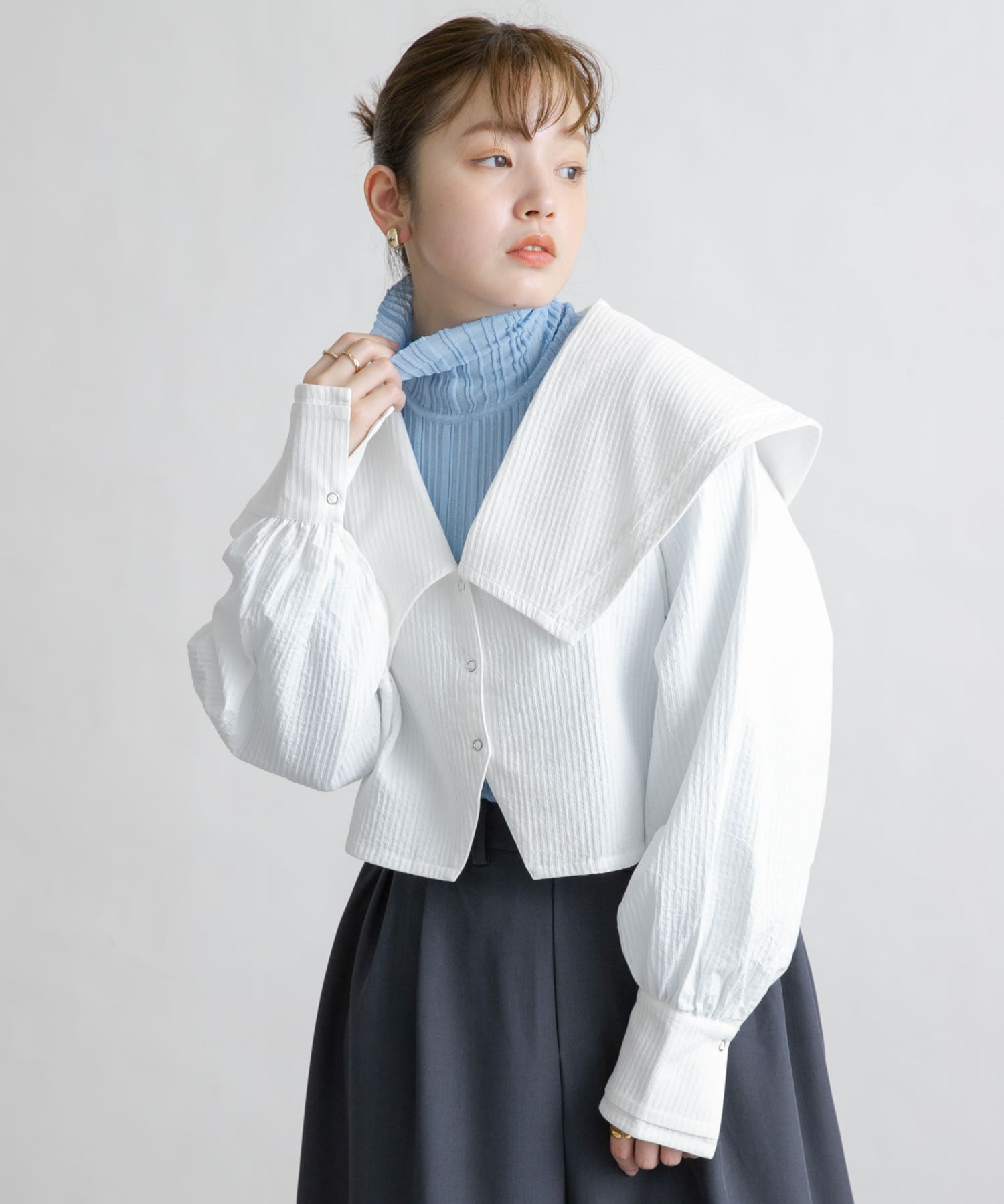 身長：160cm サイズ：one