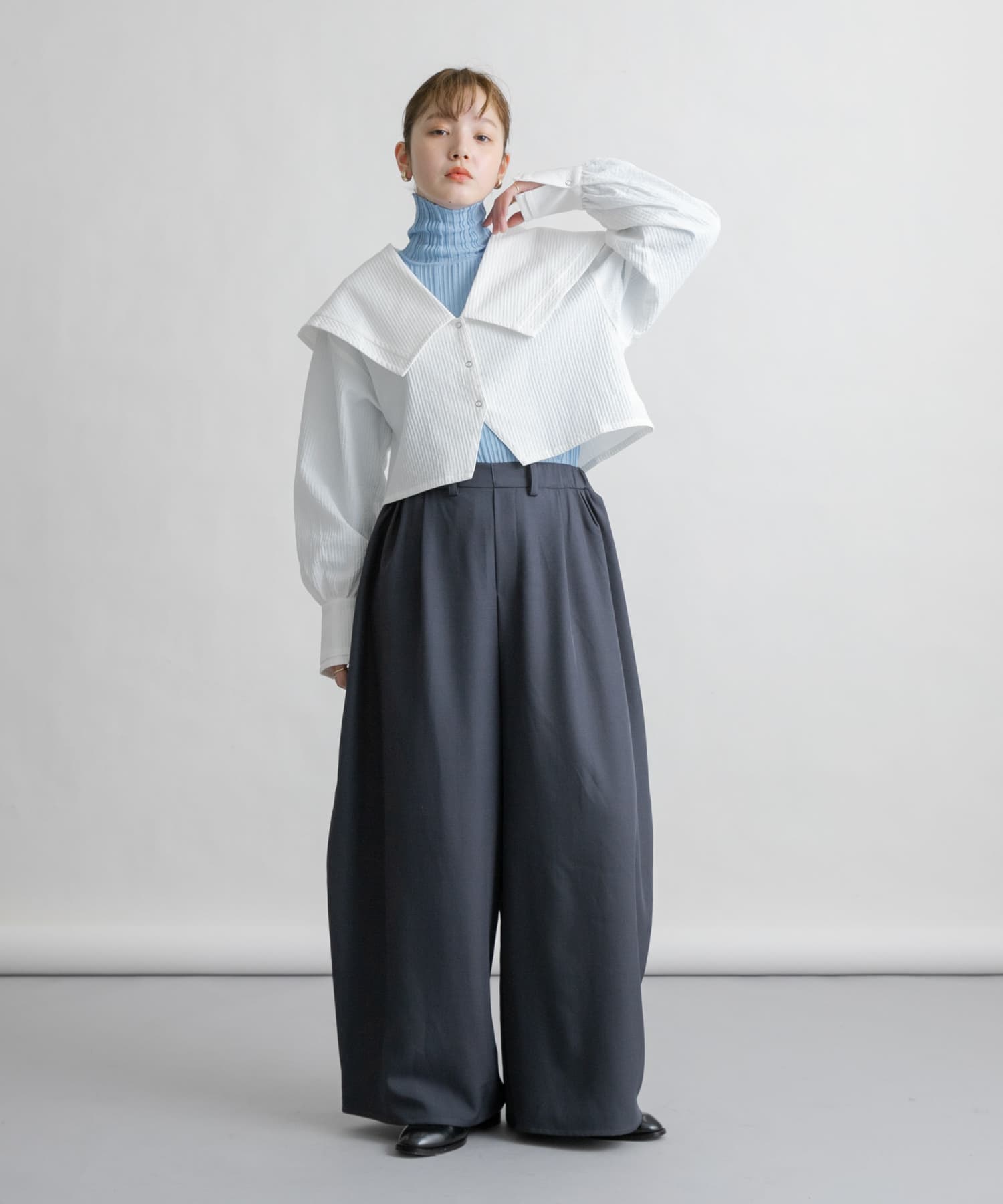 身長：160cm サイズ：one