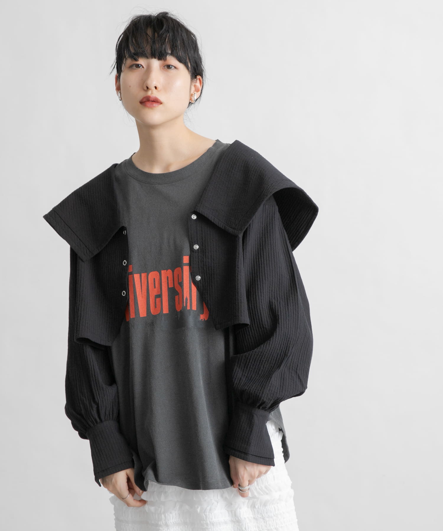 身長：160cm サイズ：one