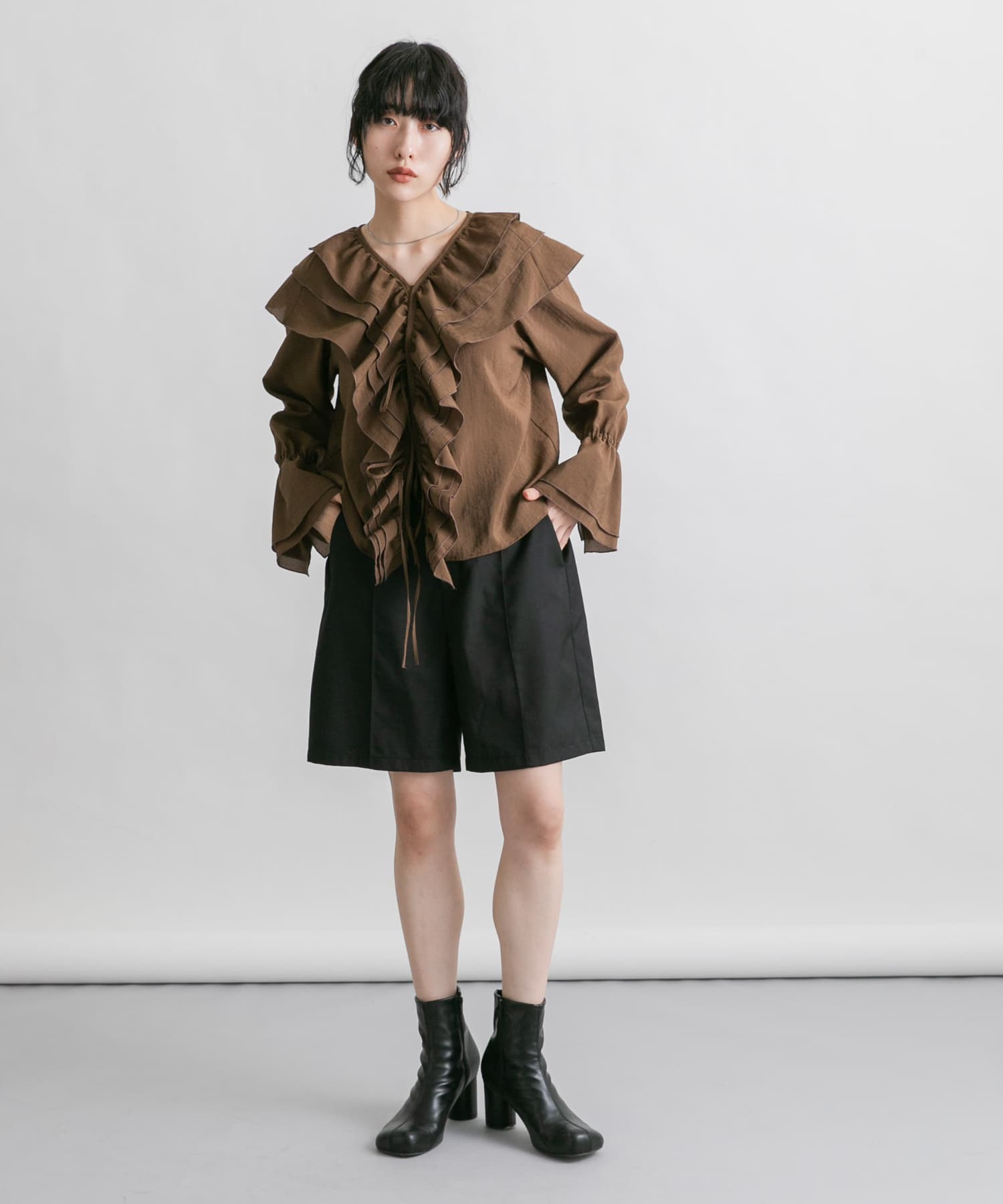 身長：160cm サイズ：one
