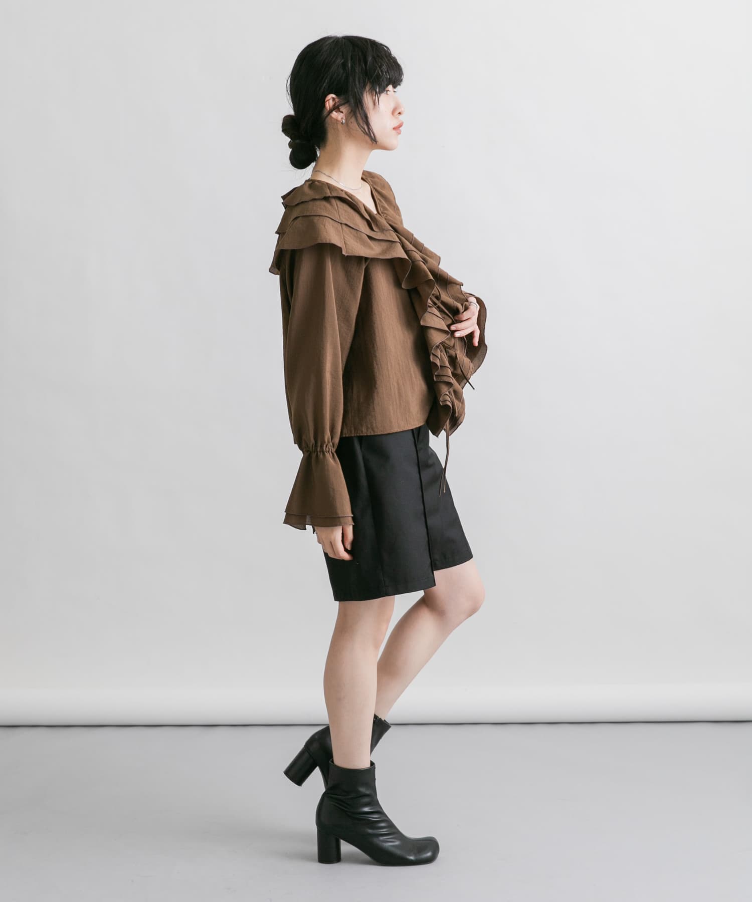 身長：160cm サイズ：one