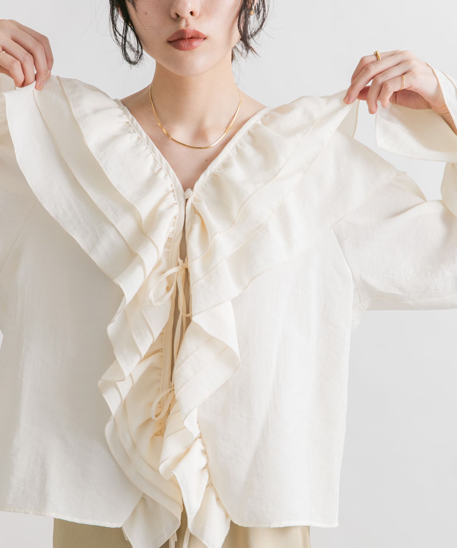 身長：160cm サイズ：one
