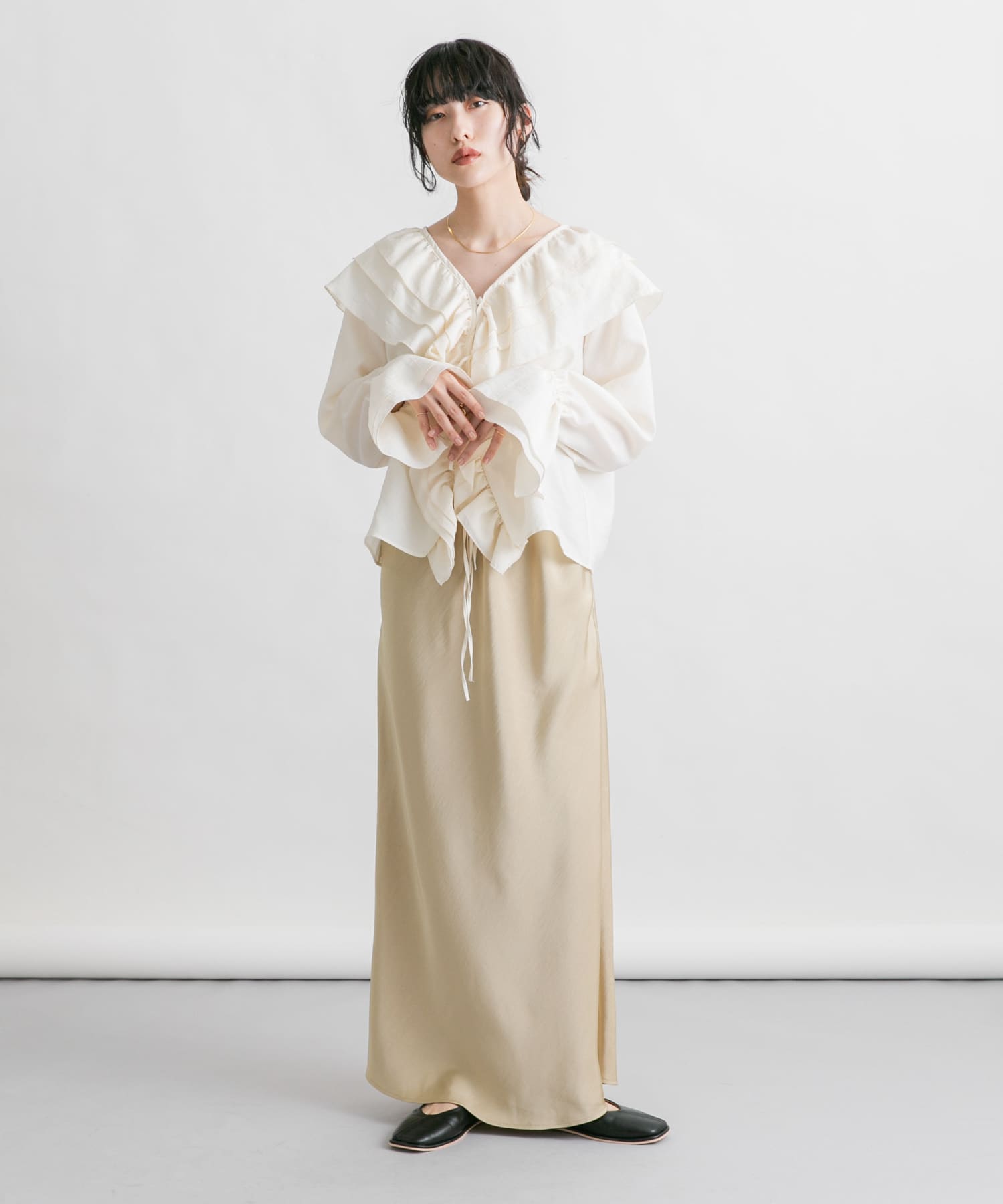 身長：160cm サイズ：one